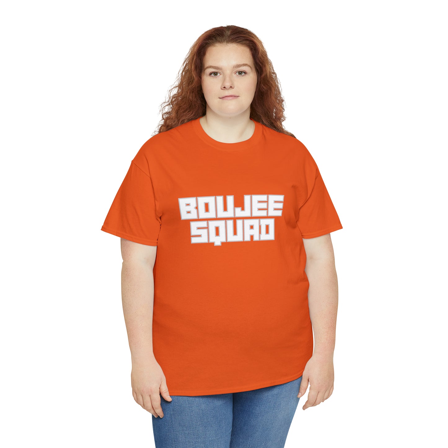 Boujee Squad Unisex Heavy Cotton Tee_WHT Print