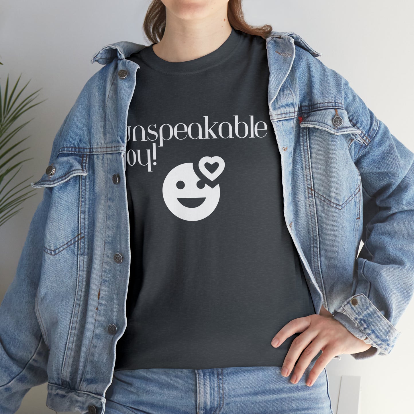 Unspeakable Joy Unisex Heavy Cotton Tee