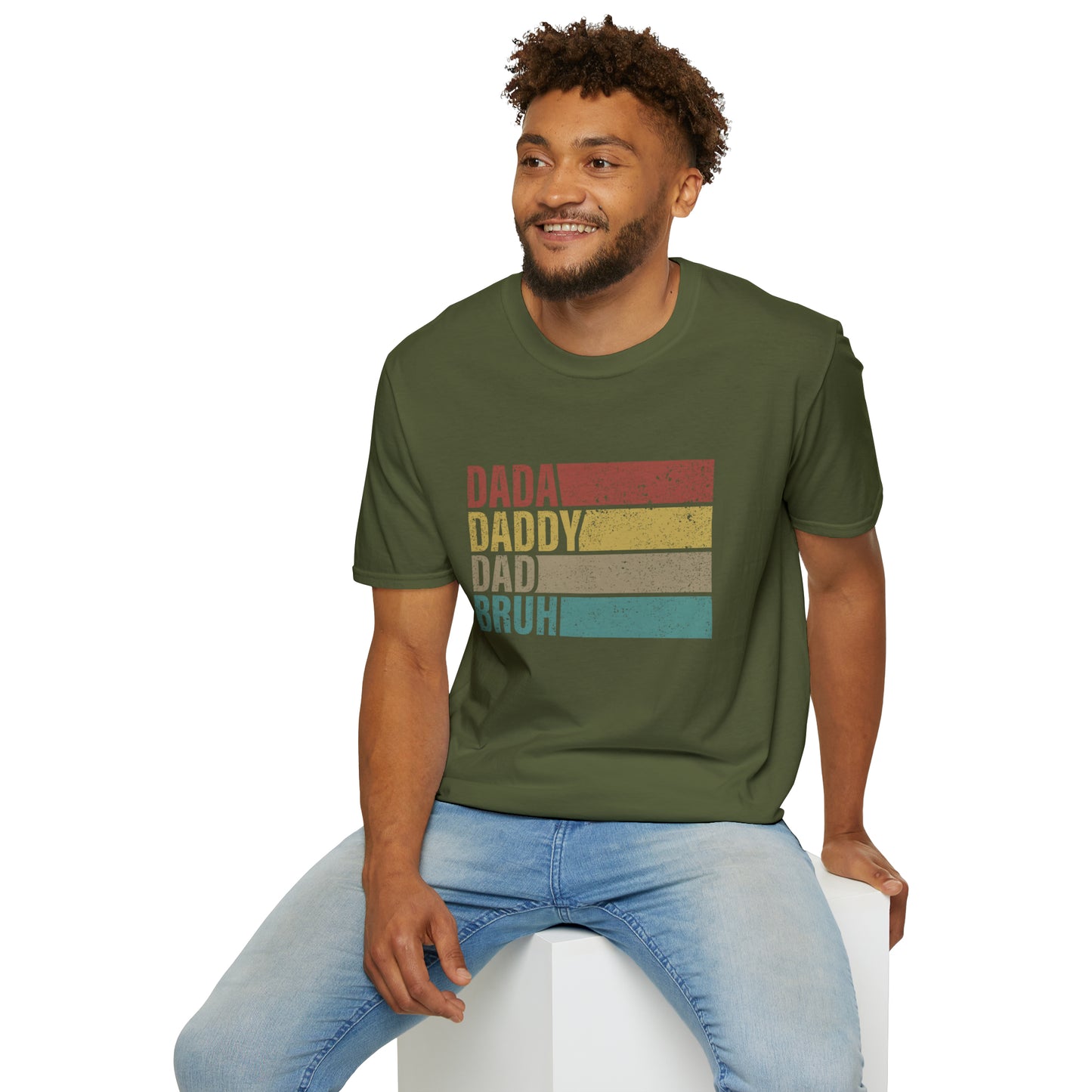 Dada Daddy Dad Bruh Unisex Softstyle T-Shirt