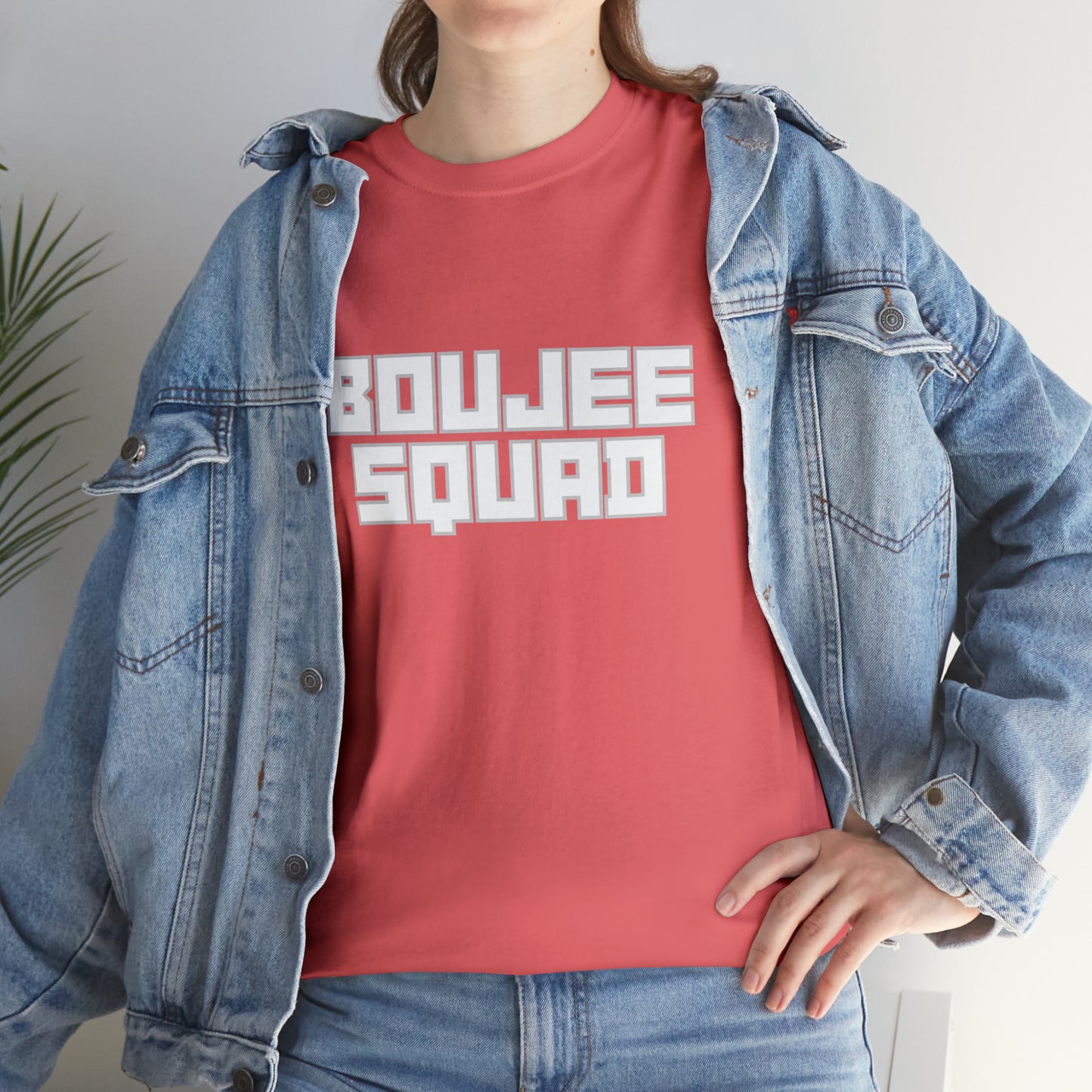 Boujee Squad Unisex Heavy Cotton Tee_WHT Print