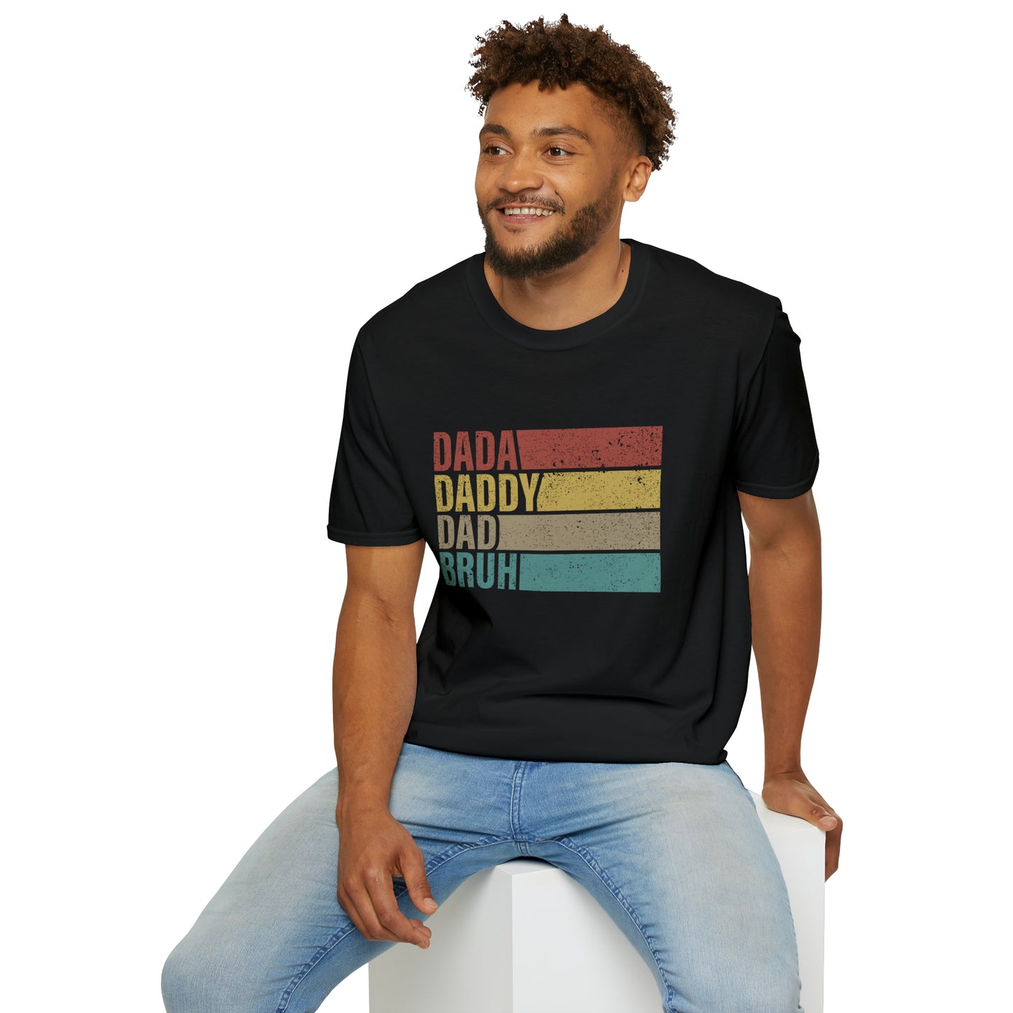 Dada Daddy Dad Bruh Unisex Softstyle T-Shirt