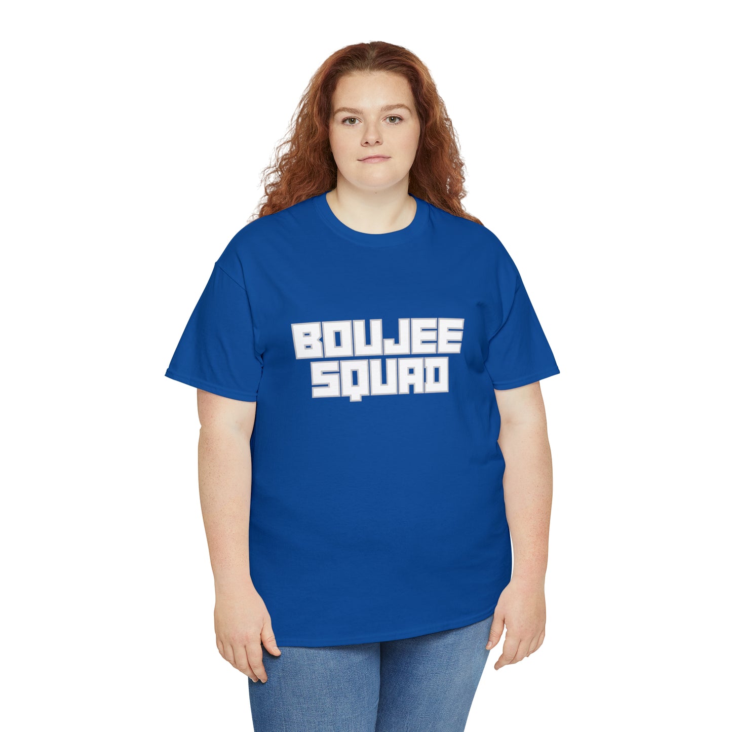 Boujee Squad Unisex Heavy Cotton Tee_WHT Print