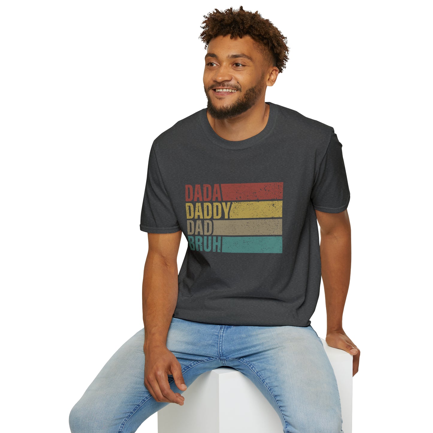 Dada Daddy Dad Bruh Unisex Softstyle T-Shirt