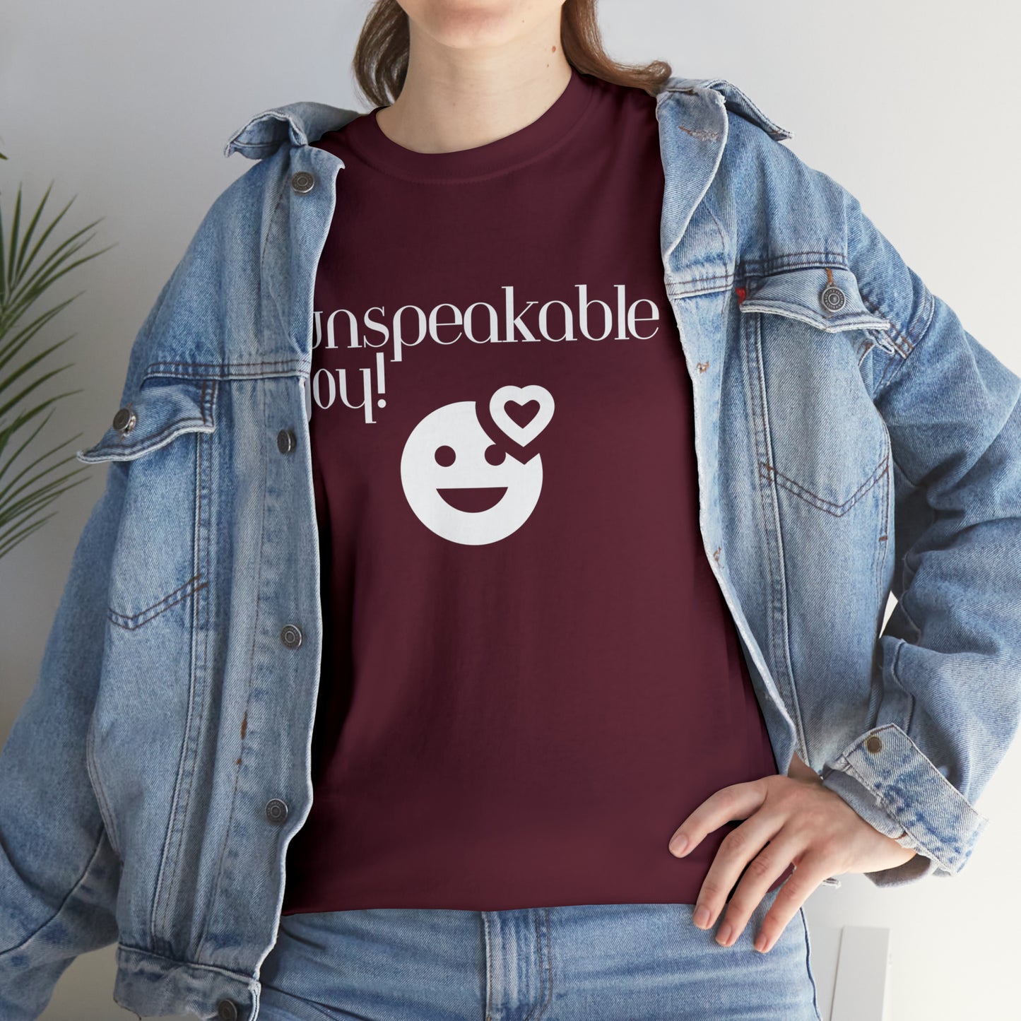 Unspeakable Joy Unisex Heavy Cotton Tee