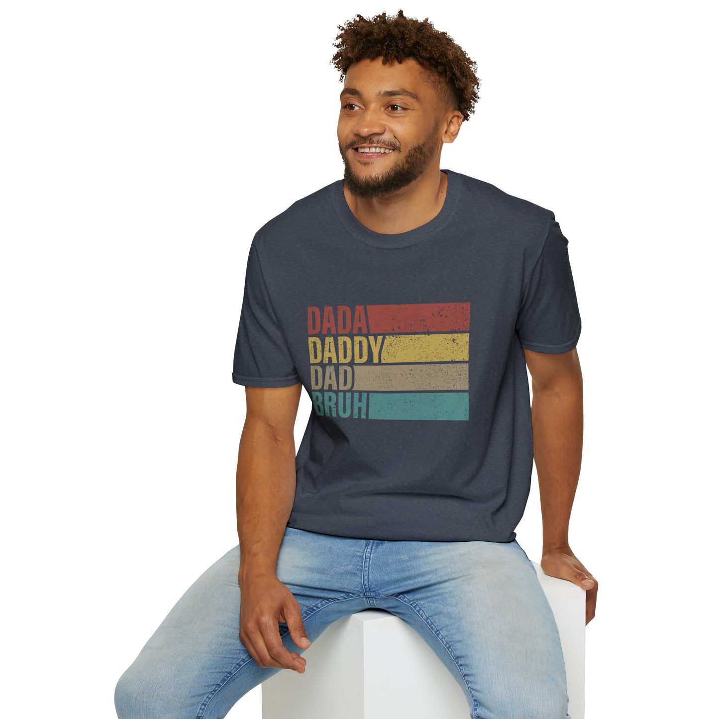 Dada Daddy Dad Bruh Unisex Softstyle T-Shirt