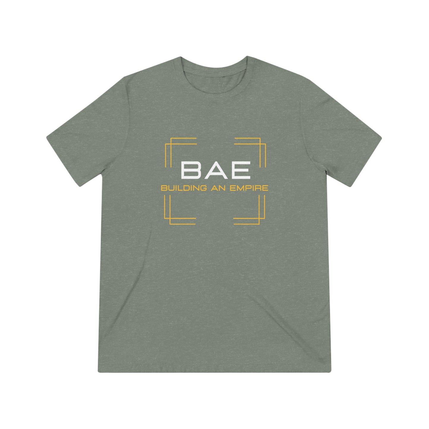 BAE Building An Empire SoftStyle Triblend Tee - WHT Print