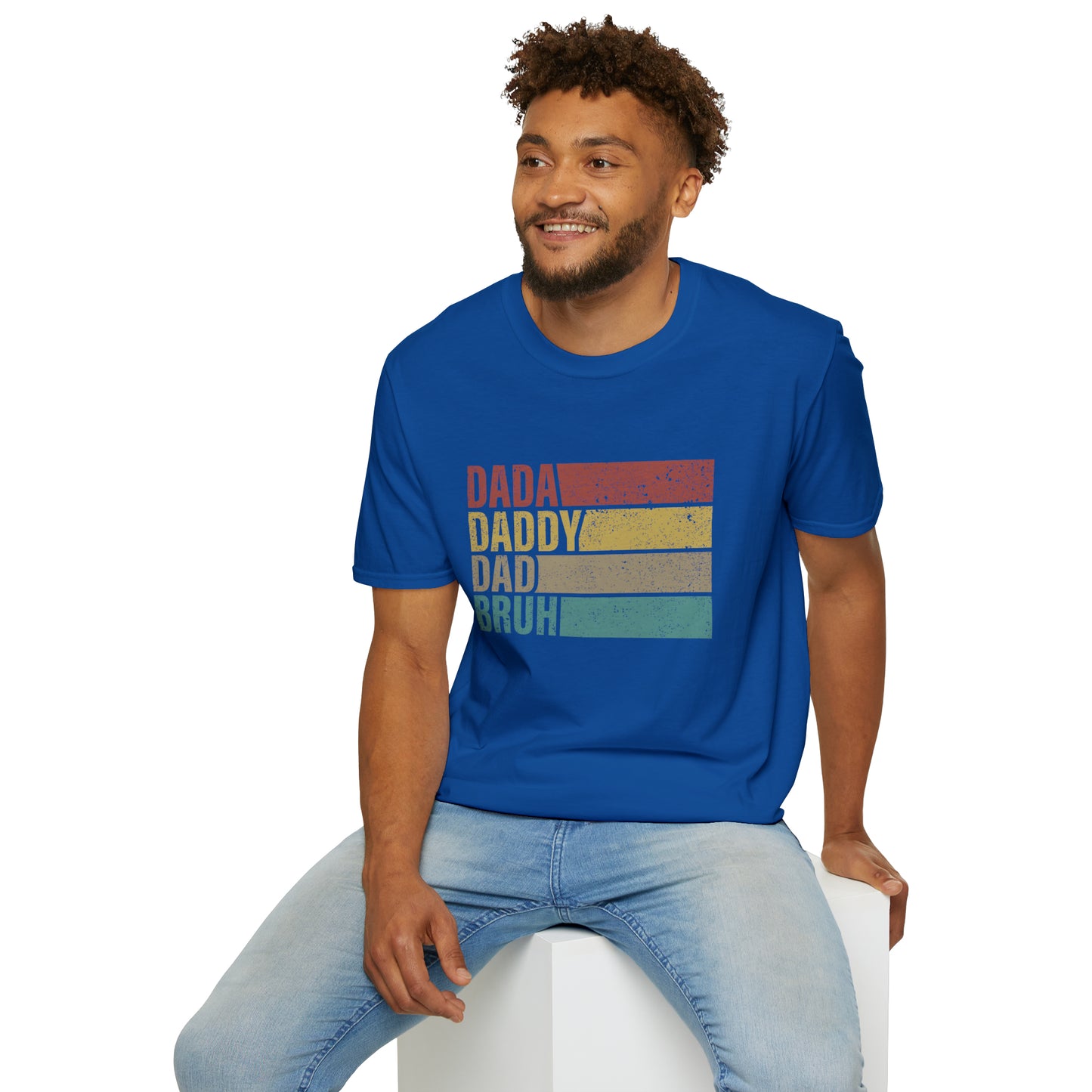 Dada Daddy Dad Bruh Unisex Softstyle T-Shirt