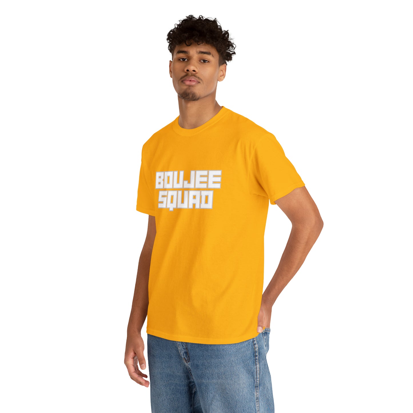 Boujee Squad Unisex Heavy Cotton Tee_WHT Print