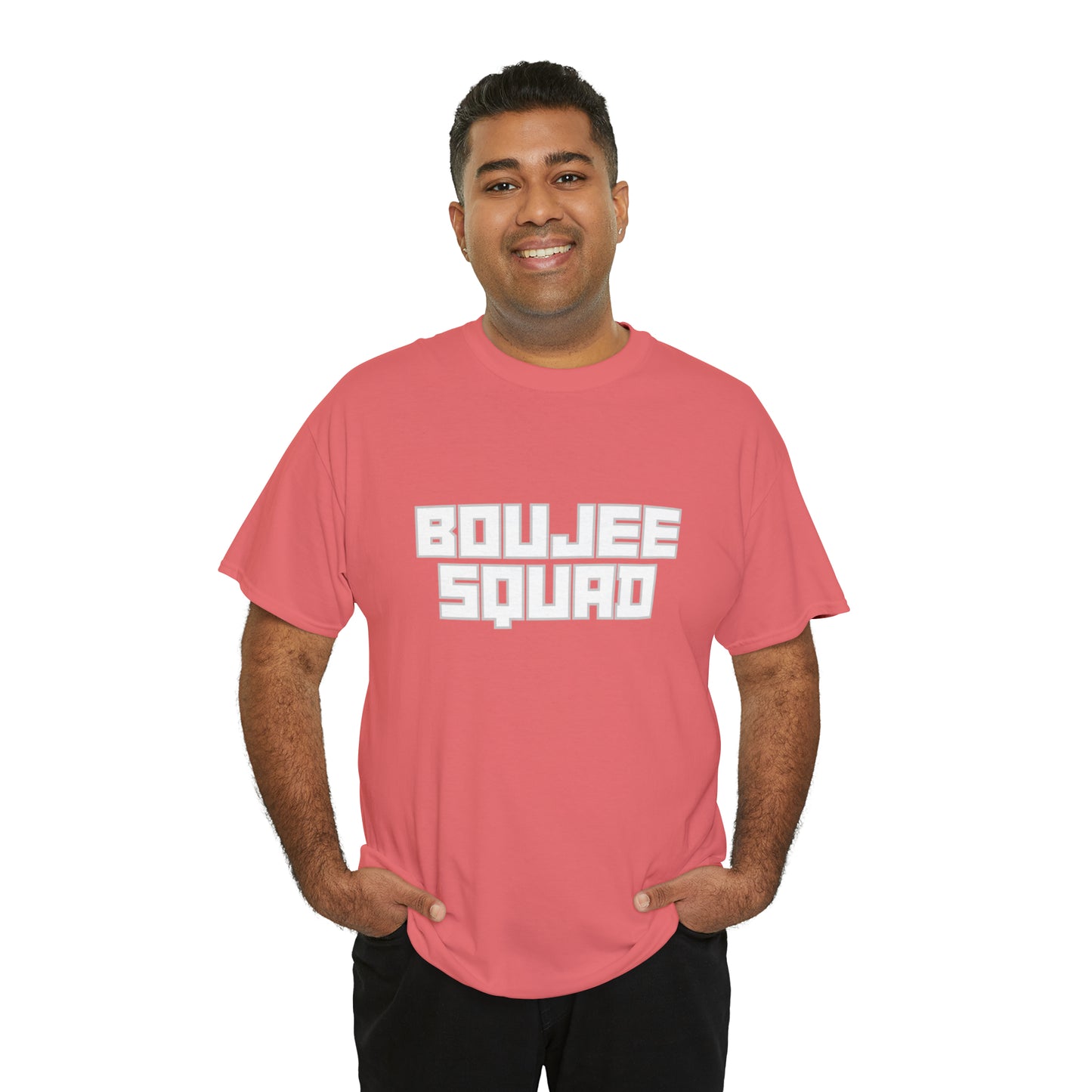 Boujee Squad Unisex Heavy Cotton Tee_WHT Print