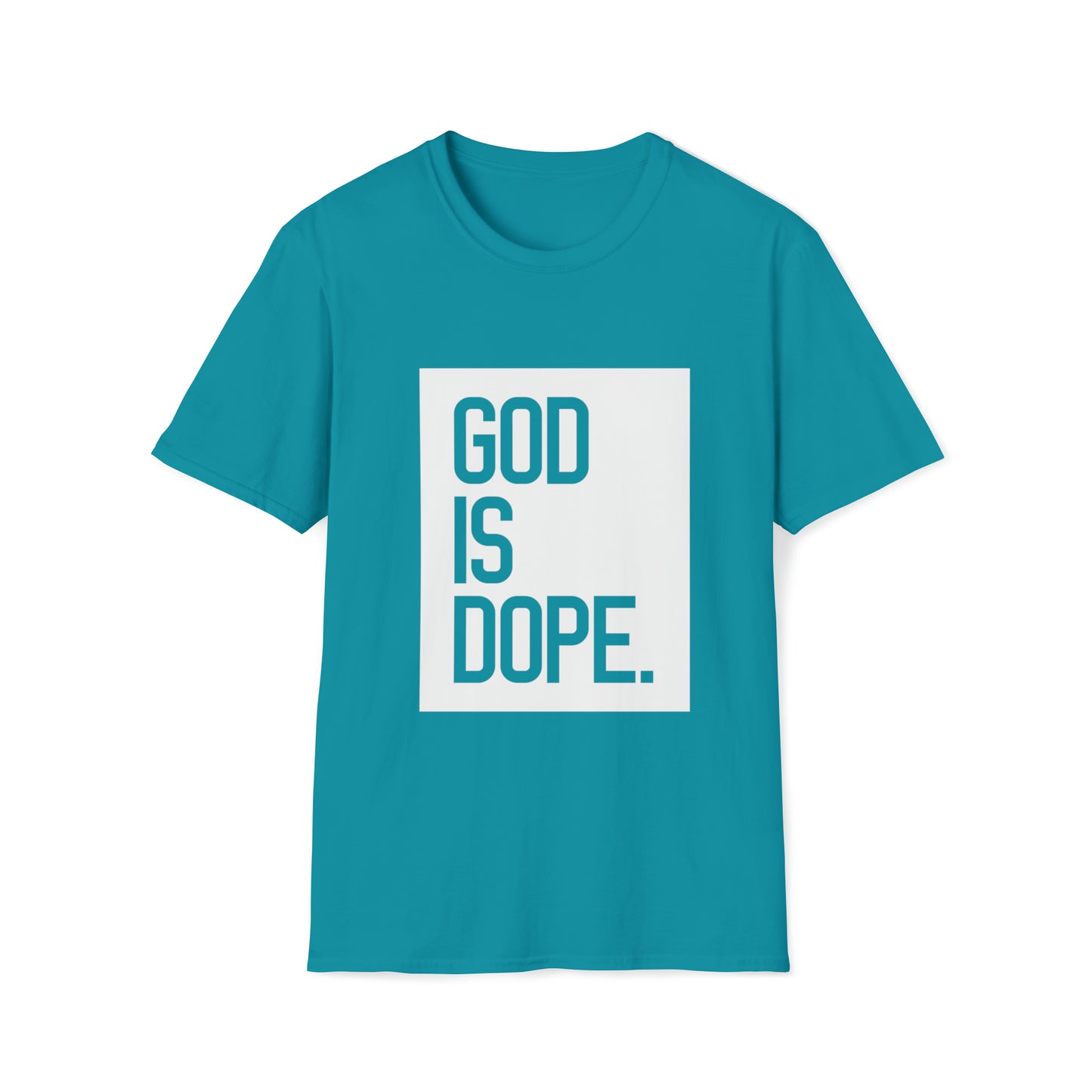 God is Dope Inspirational Unisex Softstyle T-Shirt