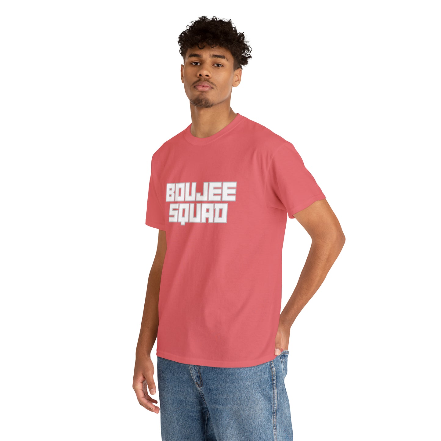 Boujee Squad Unisex Heavy Cotton Tee_WHT Print