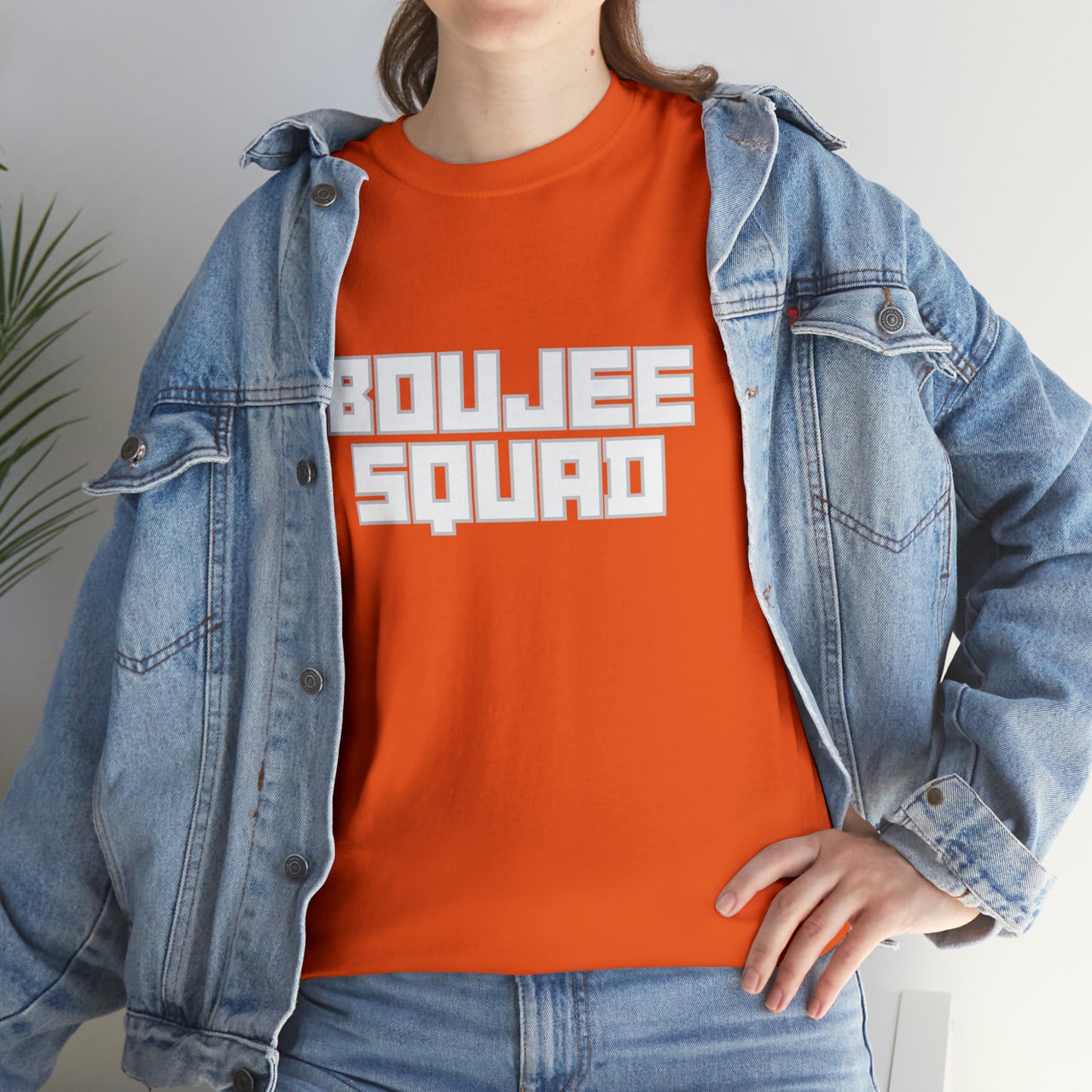 Boujee Squad Unisex Heavy Cotton Tee_WHT Print