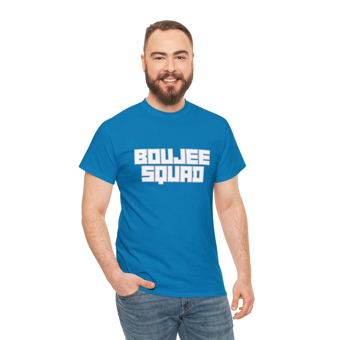 Boujee Squad Unisex Heavy Cotton Tee_WHT Print