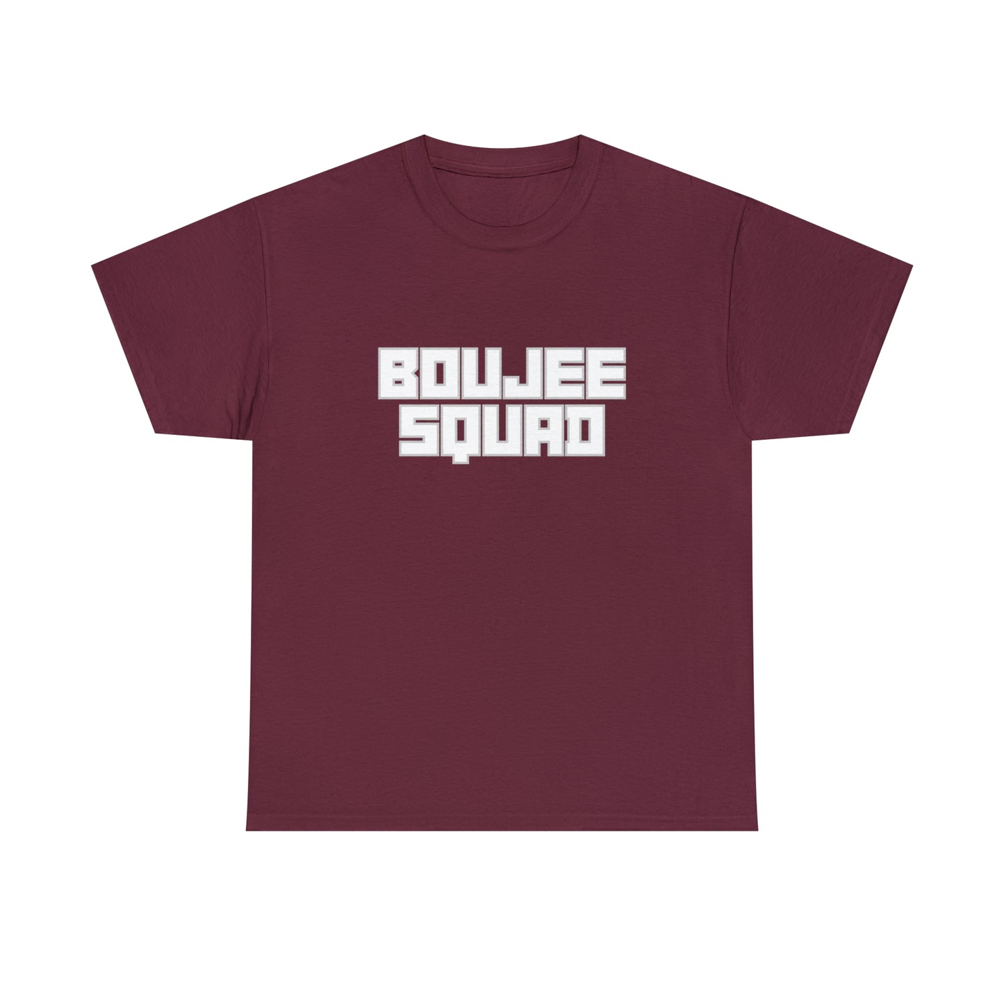 Boujee Squad Unisex Heavy Cotton Tee_WHT Print