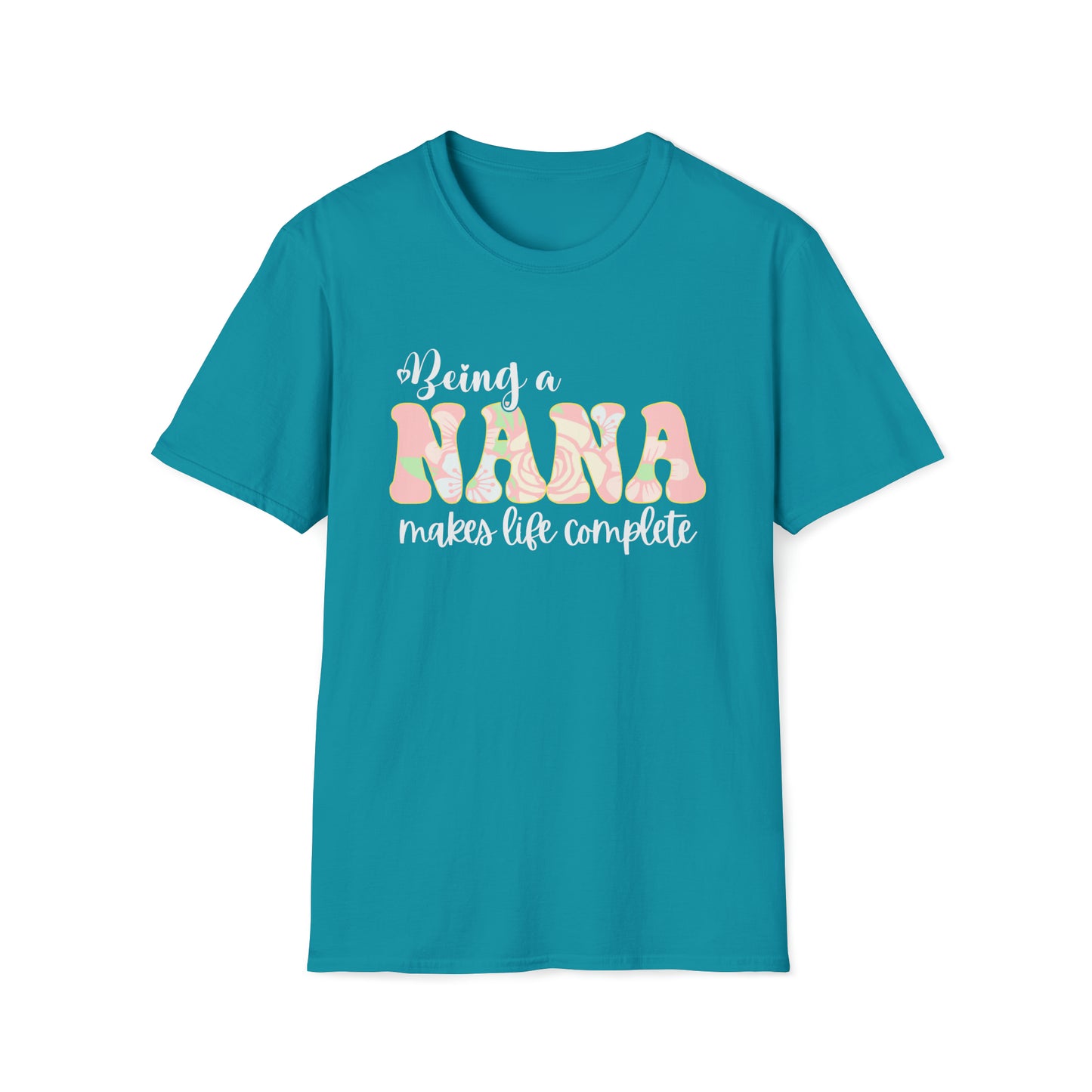 Being a Nana Makes Life Complete Unisex Softstyle T-Shirt