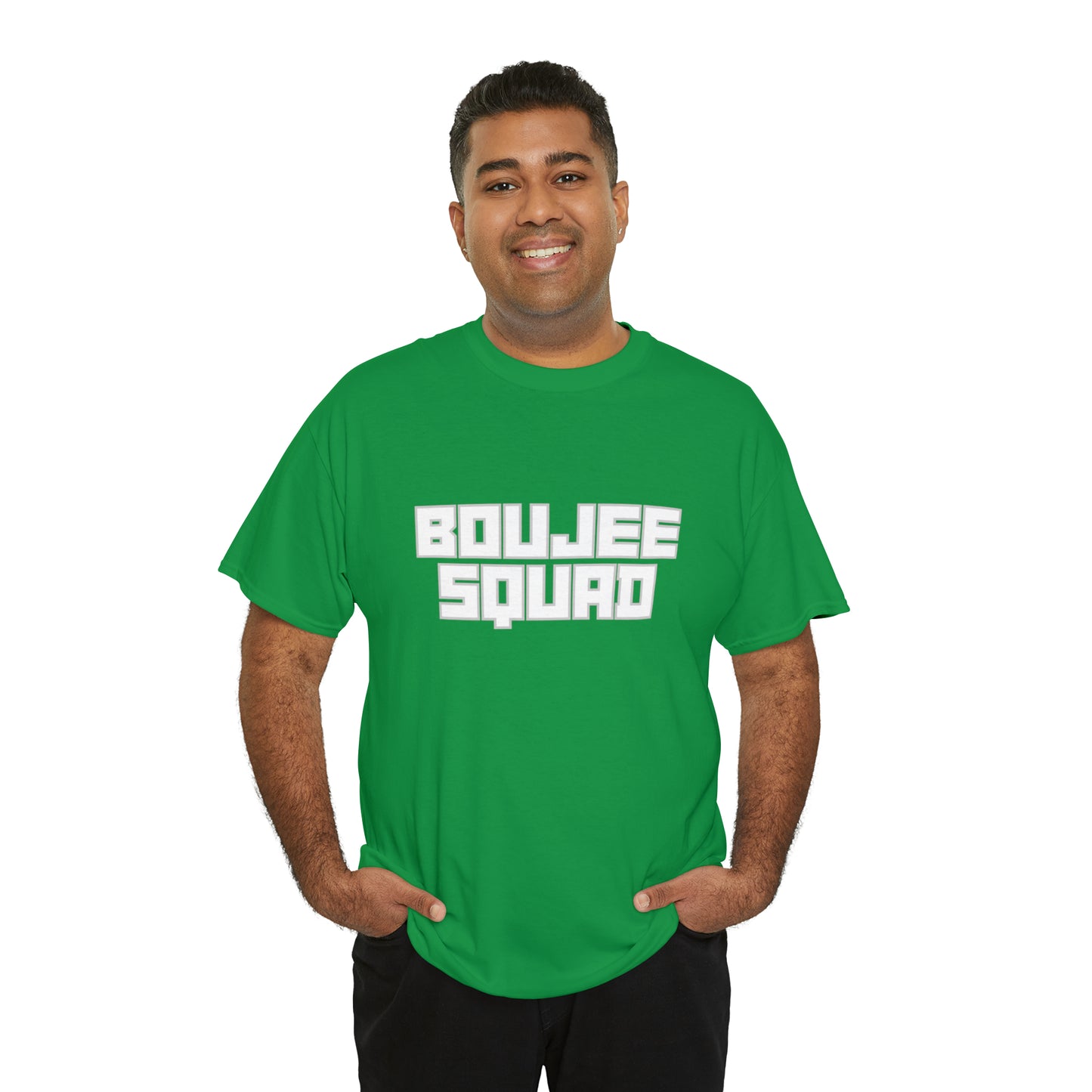 Boujee Squad Unisex Heavy Cotton Tee_WHT Print