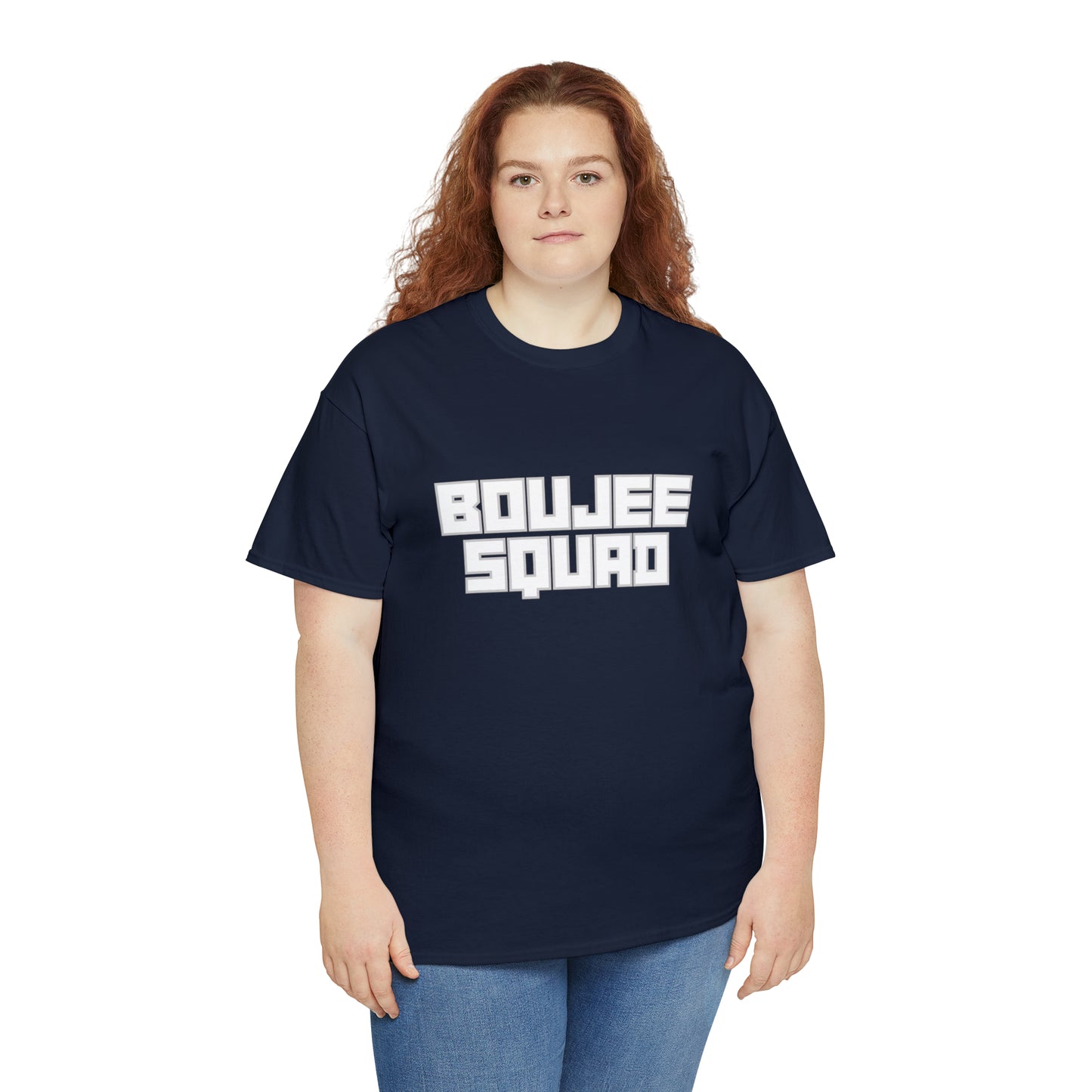 Boujee Squad Unisex Heavy Cotton Tee_WHT Print