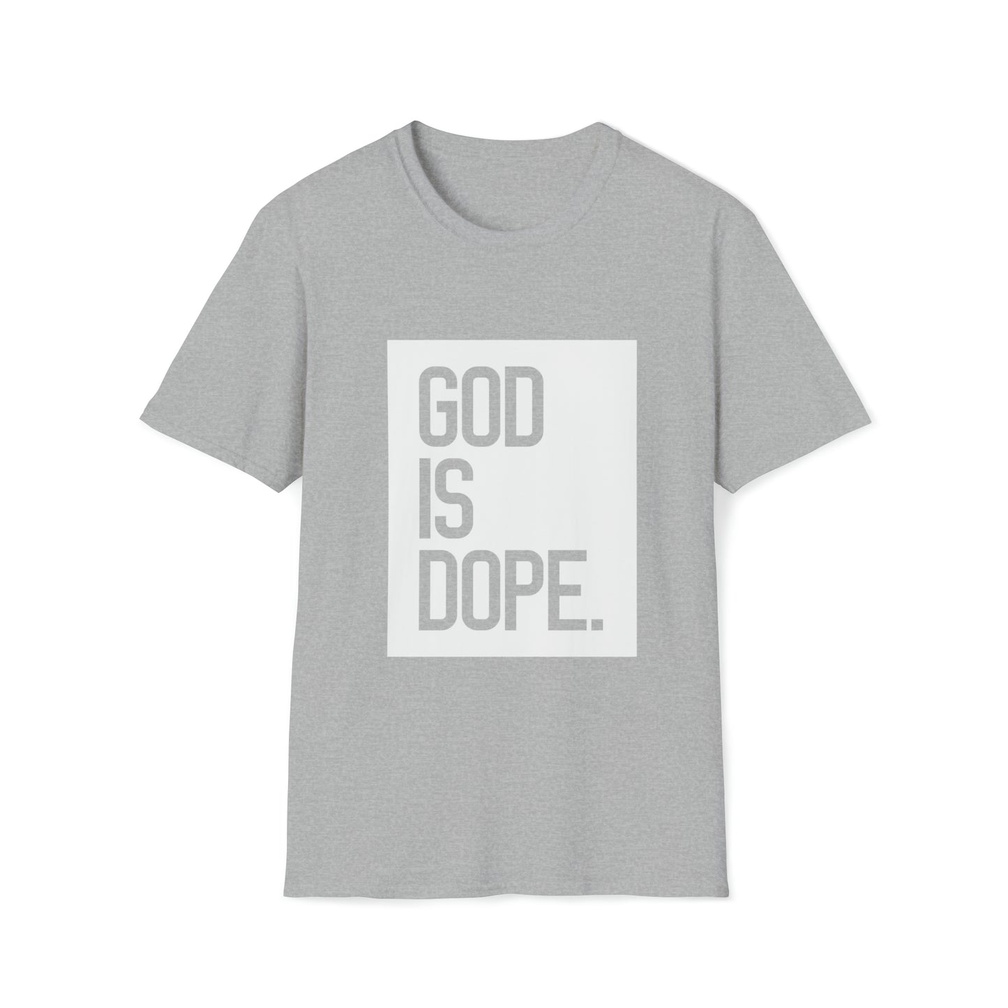 God is Dope Inspirational Unisex Softstyle T-Shirt