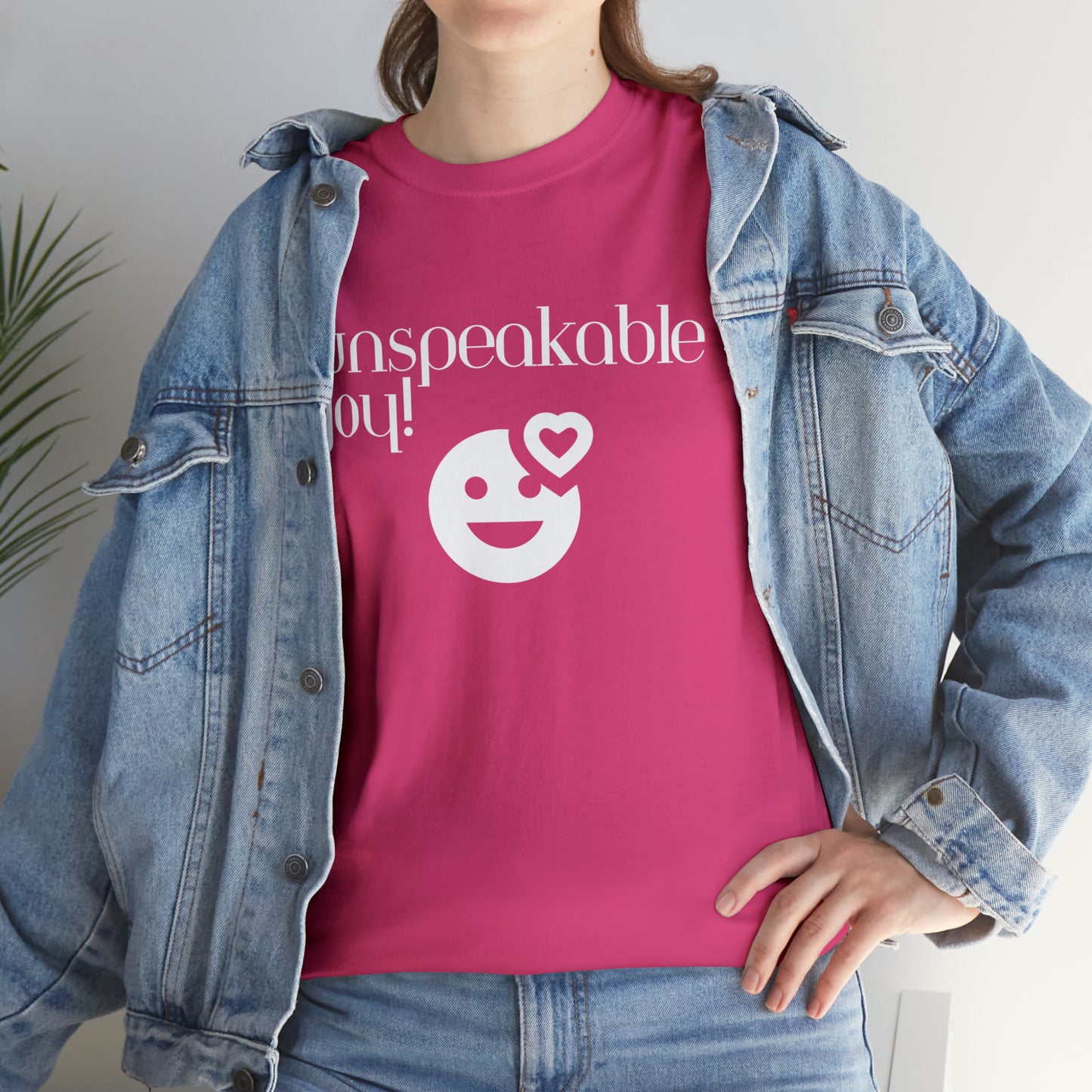 Unspeakable Joy Unisex Heavy Cotton Tee