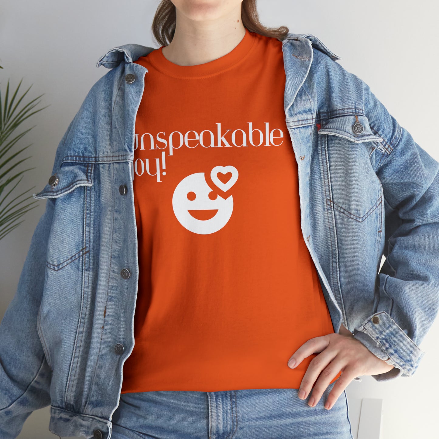 Unspeakable Joy Unisex Heavy Cotton Tee