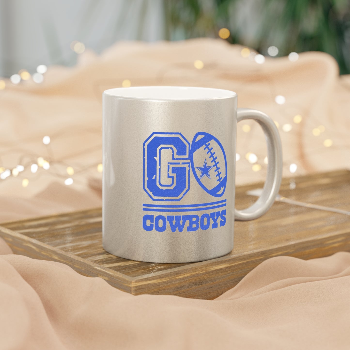 Go Dallas Cowboys Metallic Mug