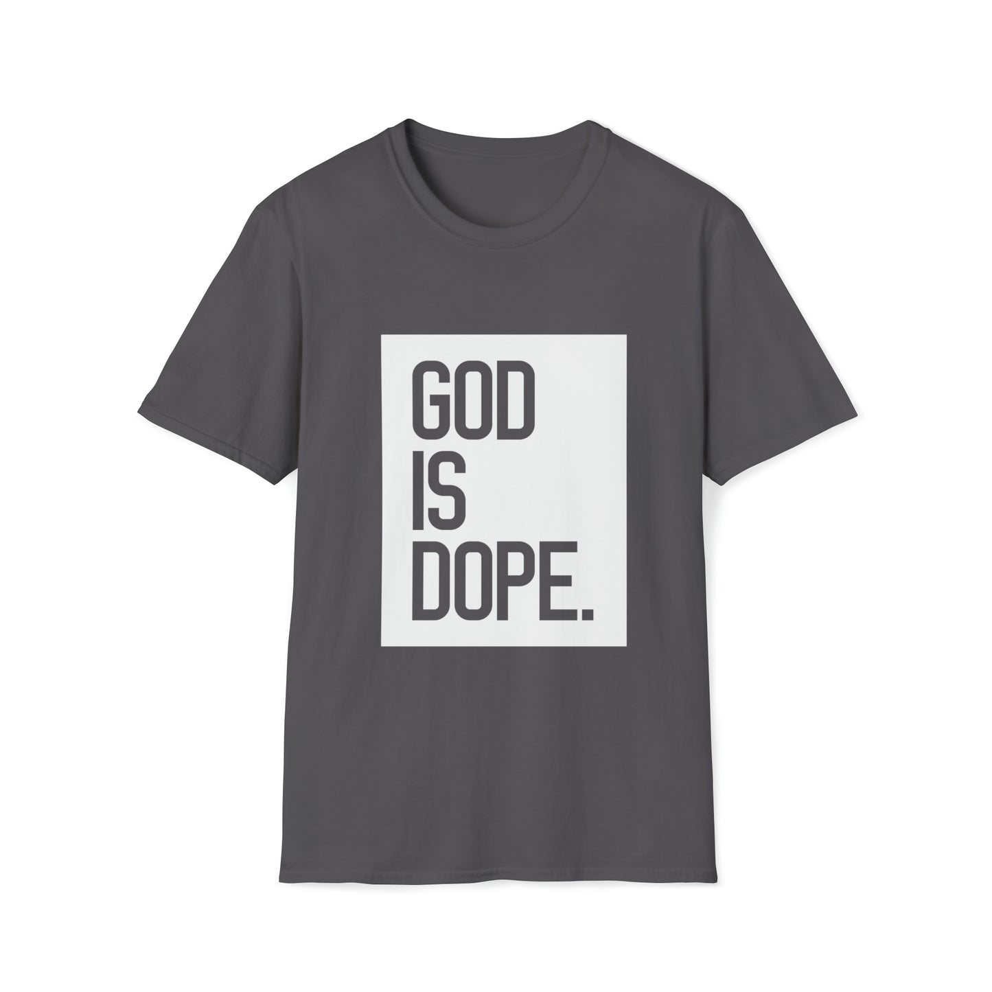 God is Dope Inspirational Unisex Softstyle T-Shirt