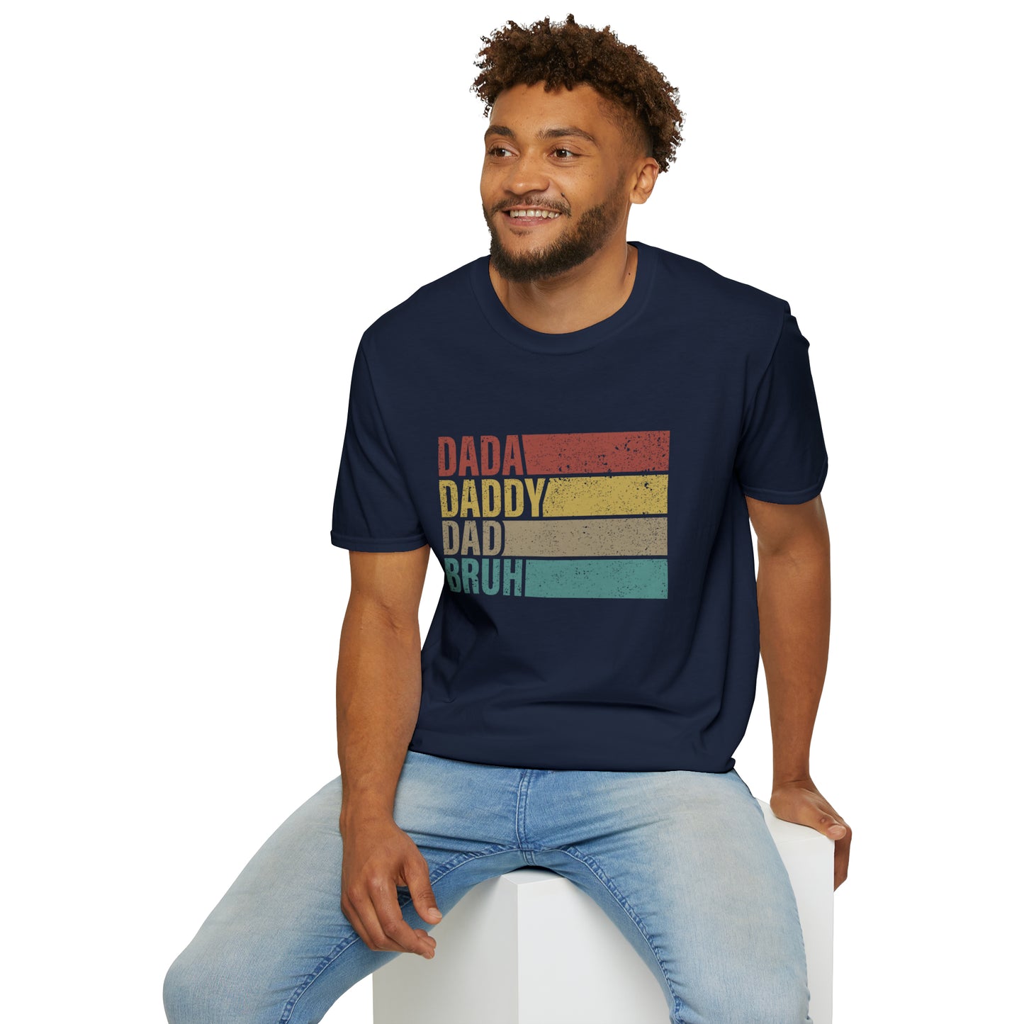 Dada Daddy Dad Bruh Unisex Softstyle T-Shirt