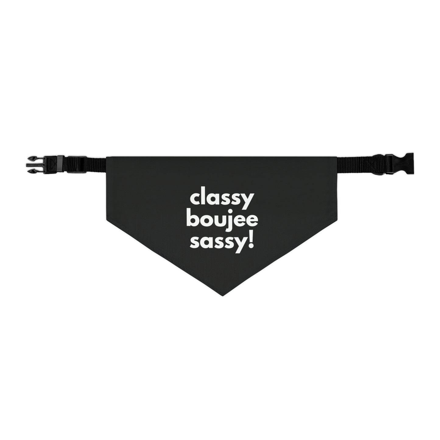 Classy Boujee Sassy Pet Bandana Collar