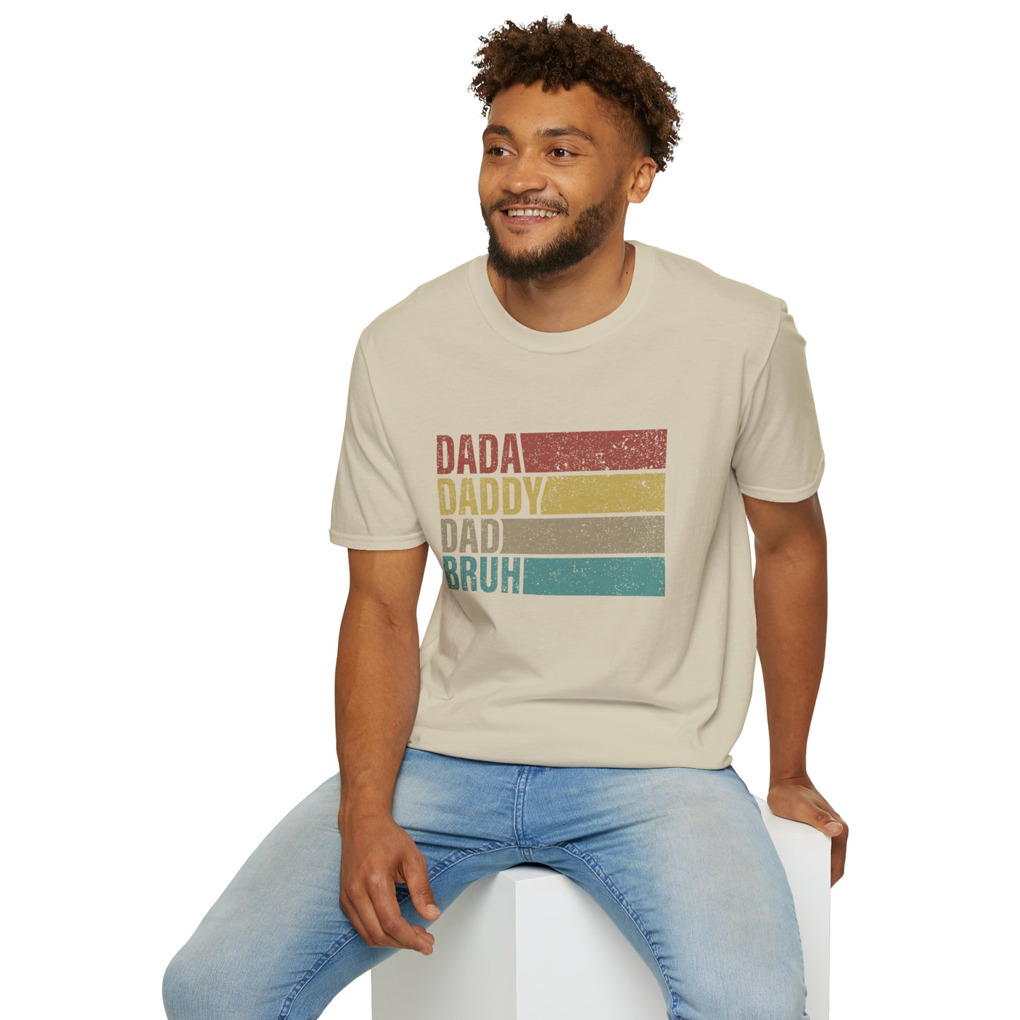 Dada Daddy Dad Bruh Unisex Softstyle T-Shirt