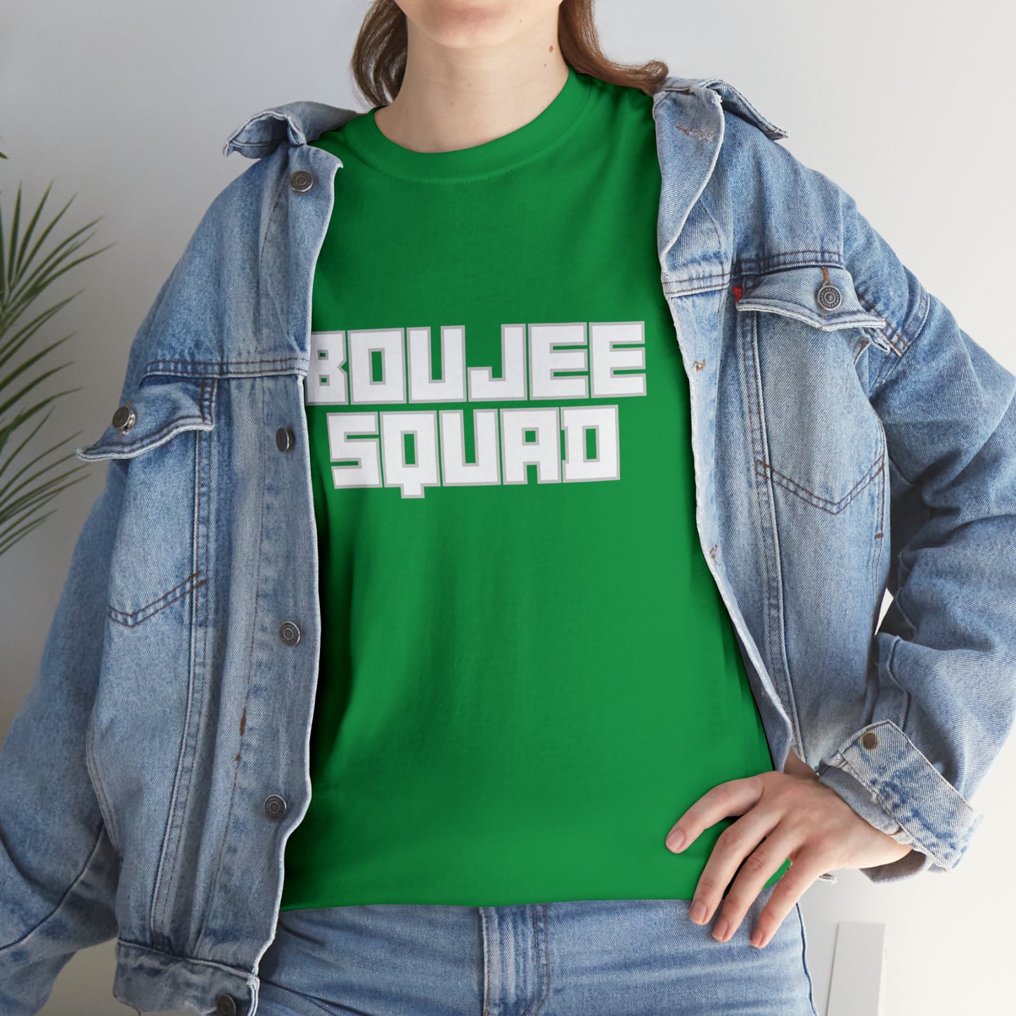 Boujee Squad Unisex Heavy Cotton Tee_WHT Print