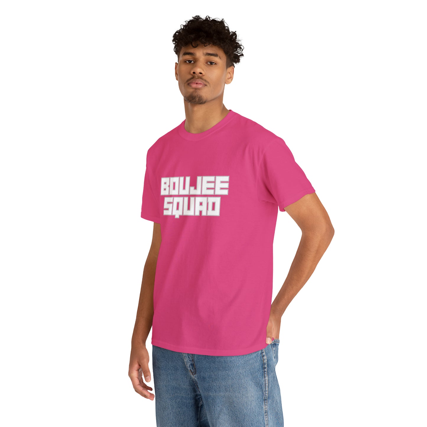 Boujee Squad Unisex Heavy Cotton Tee_WHT Print