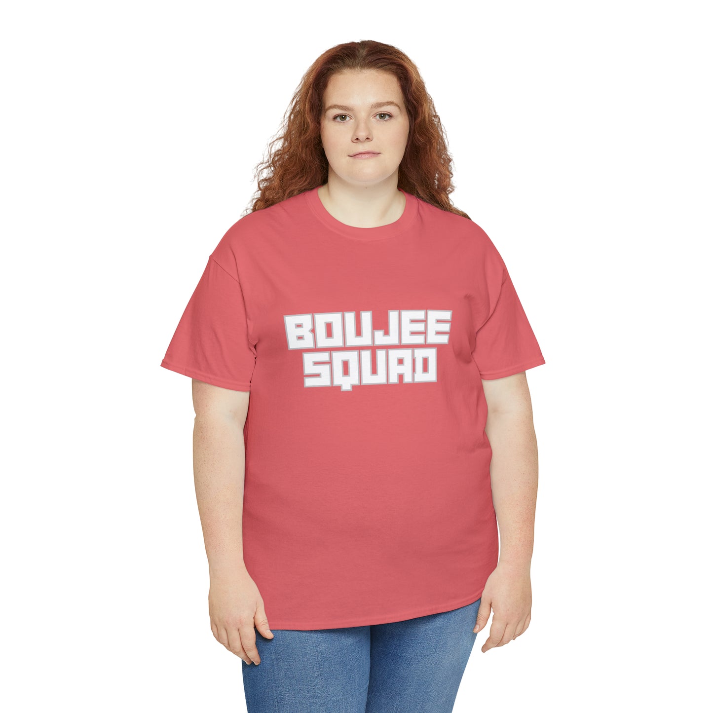 Boujee Squad Unisex Heavy Cotton Tee_WHT Print