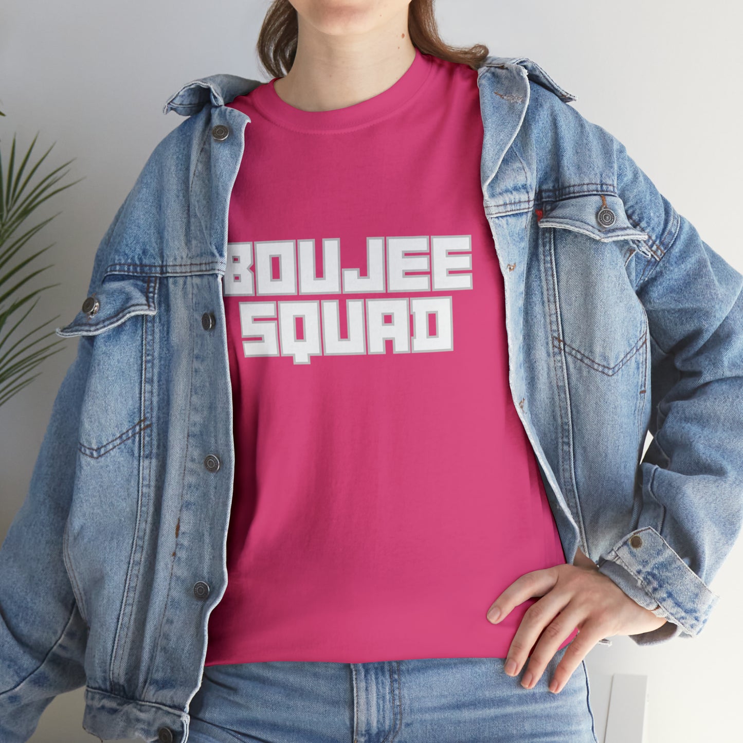 Boujee Squad Unisex Heavy Cotton Tee_WHT Print