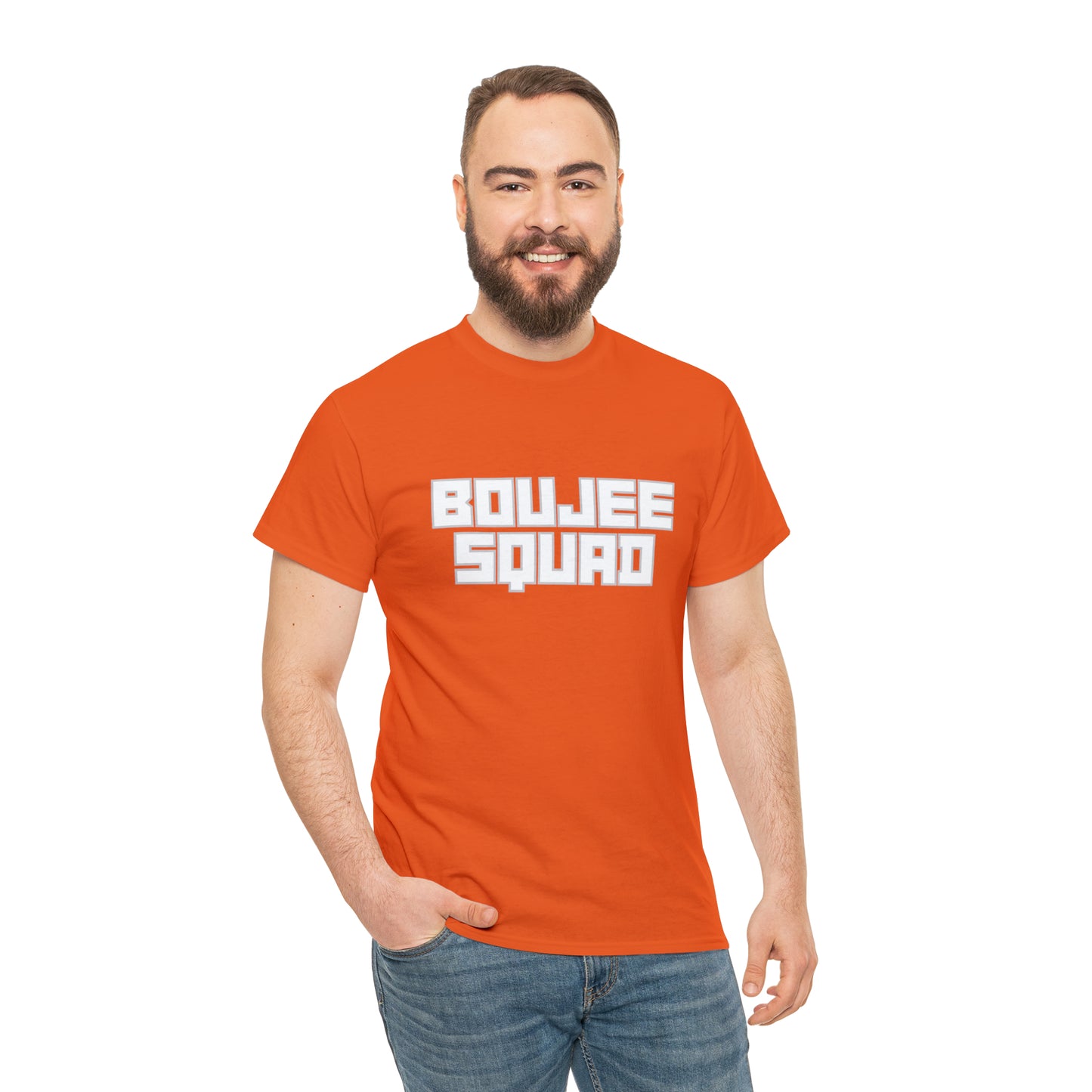 Boujee Squad Unisex Heavy Cotton Tee_WHT Print