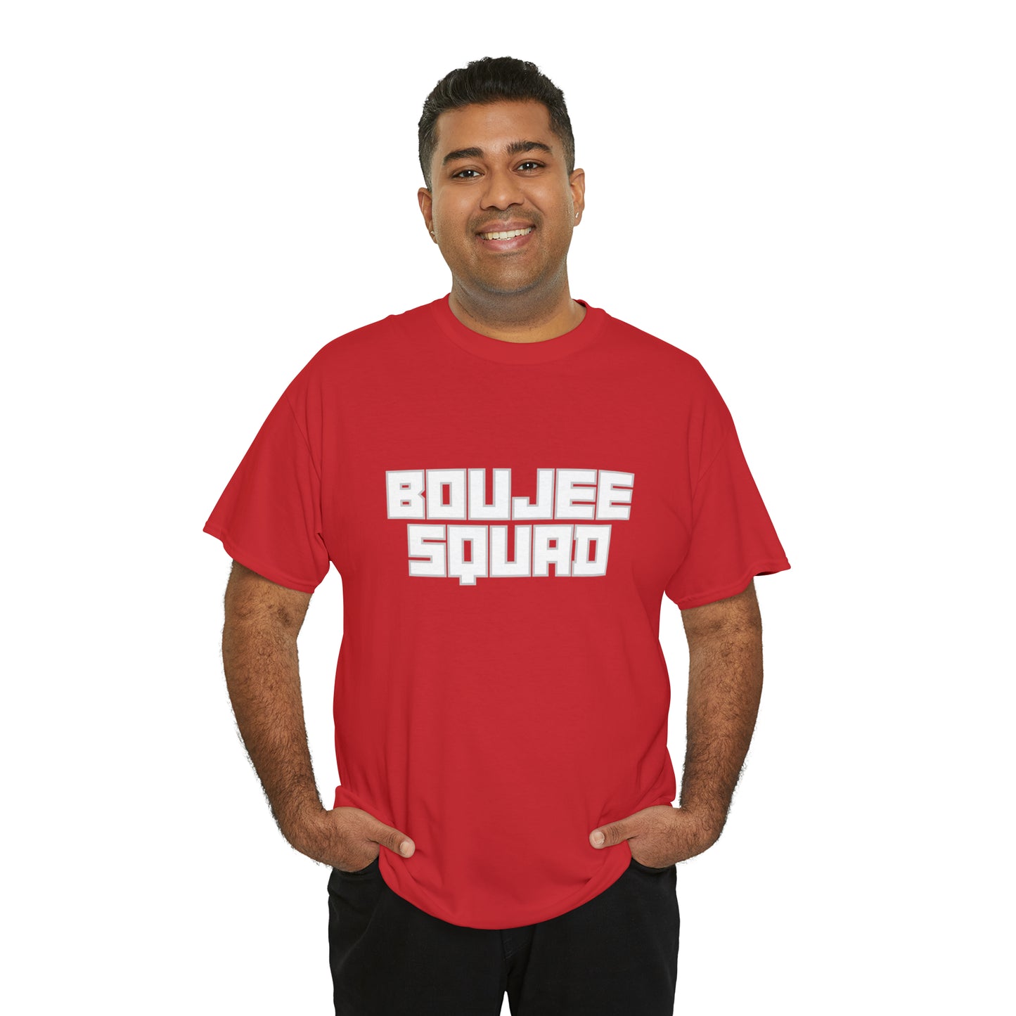 Boujee Squad Unisex Heavy Cotton Tee_WHT Print