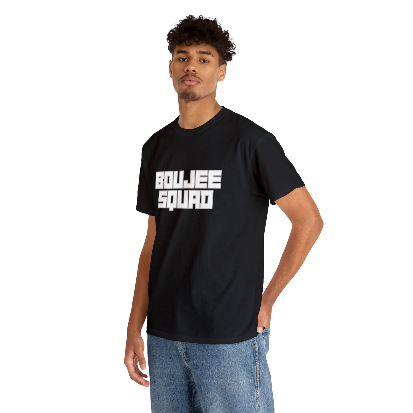 Boujee Squad Unisex Heavy Cotton Tee_WHT Print