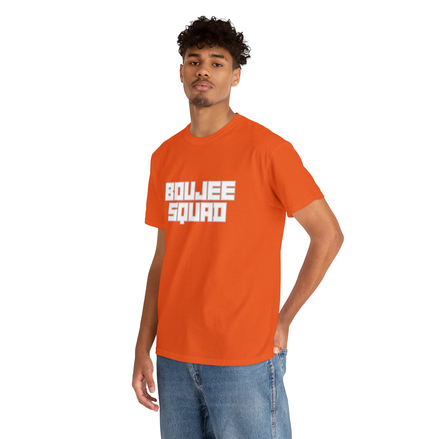 Boujee Squad Unisex Heavy Cotton Tee_WHT Print