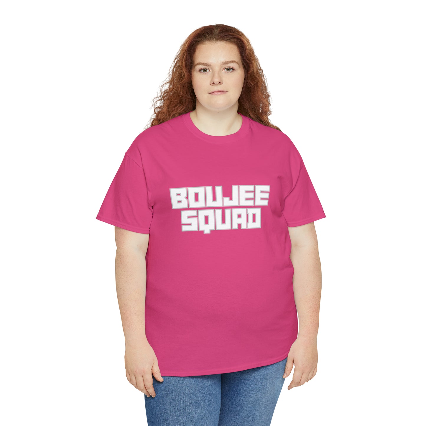 Boujee Squad Unisex Heavy Cotton Tee_WHT Print