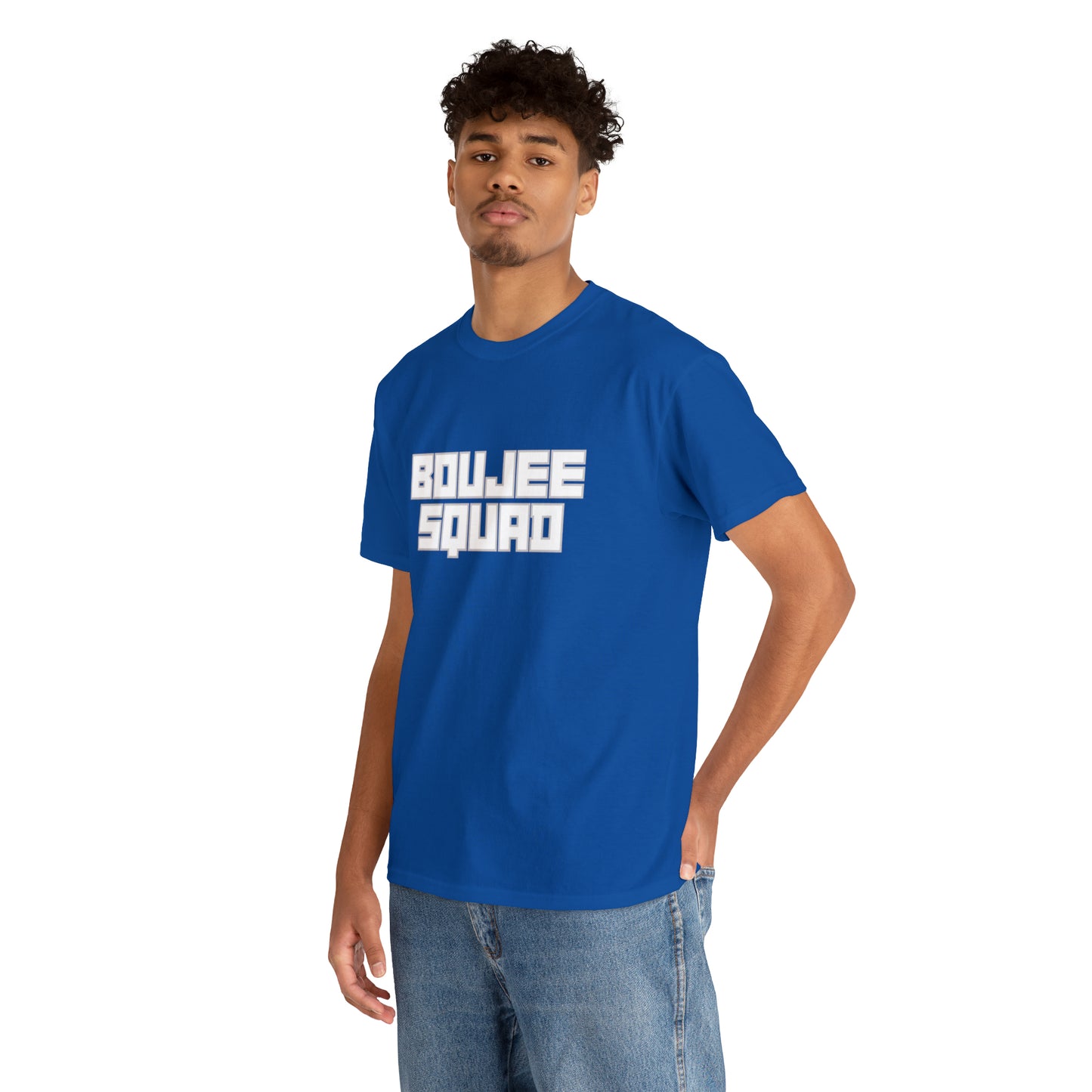 Boujee Squad Unisex Heavy Cotton Tee_WHT Print