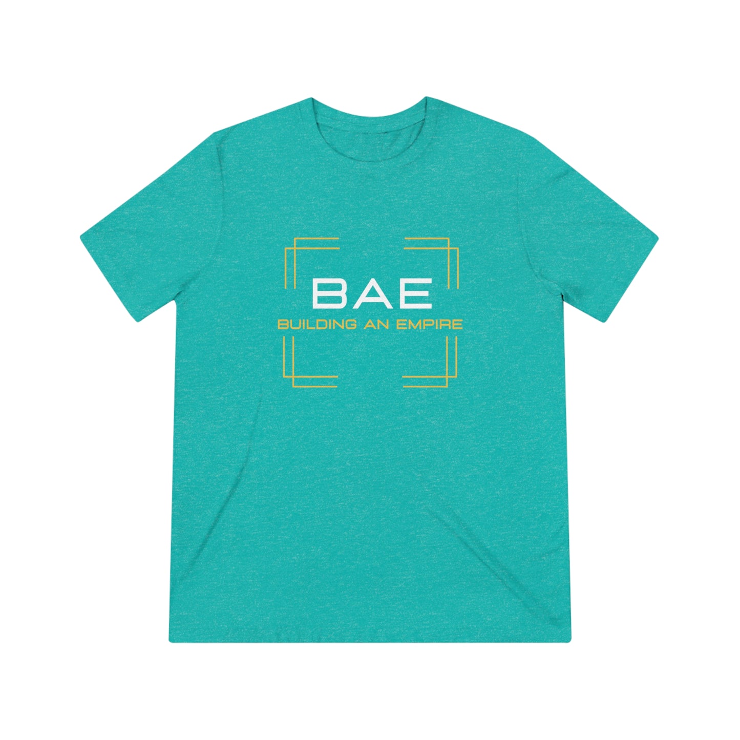 BAE Building An Empire SoftStyle Triblend Tee - WHT Print