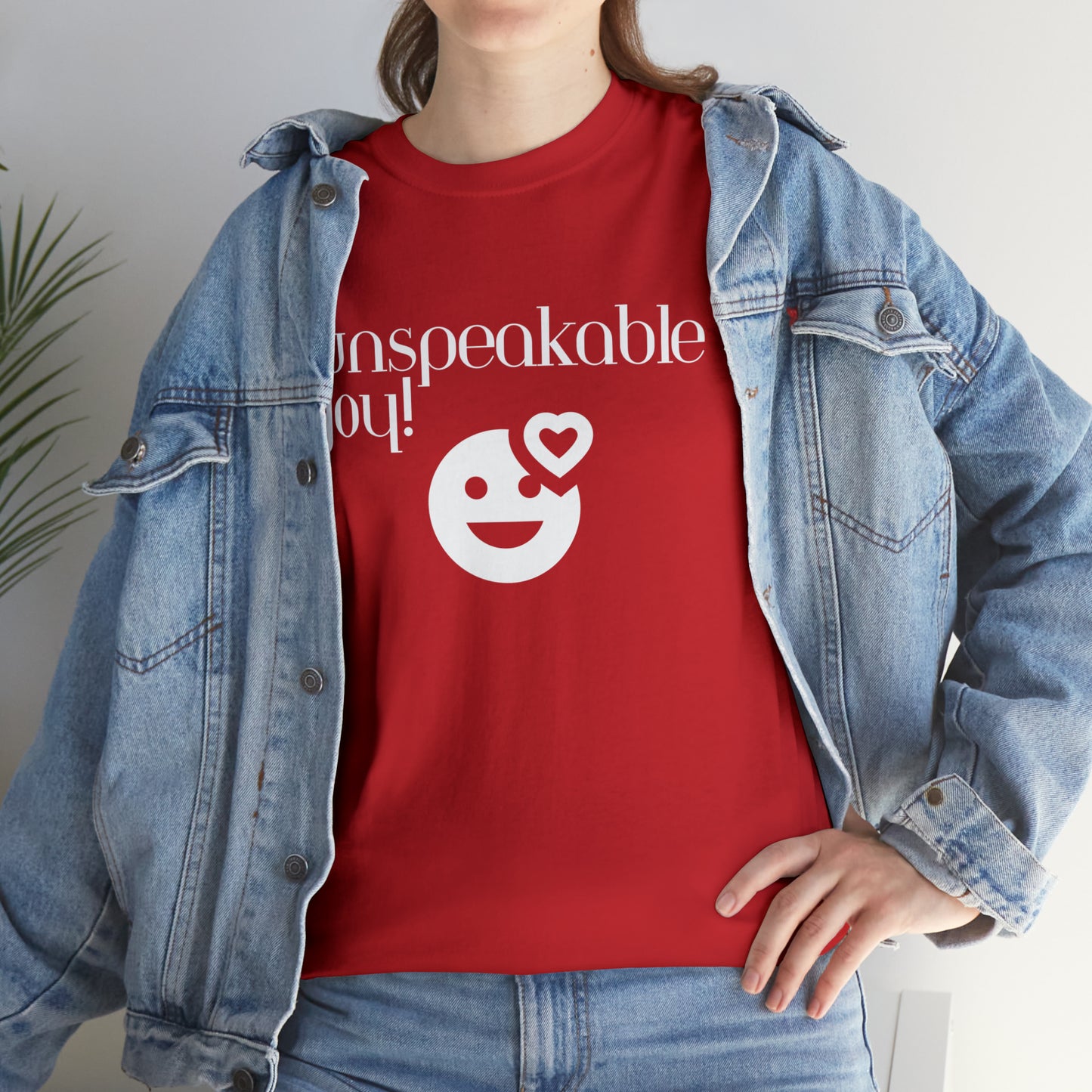 Unspeakable Joy Unisex Heavy Cotton Tee