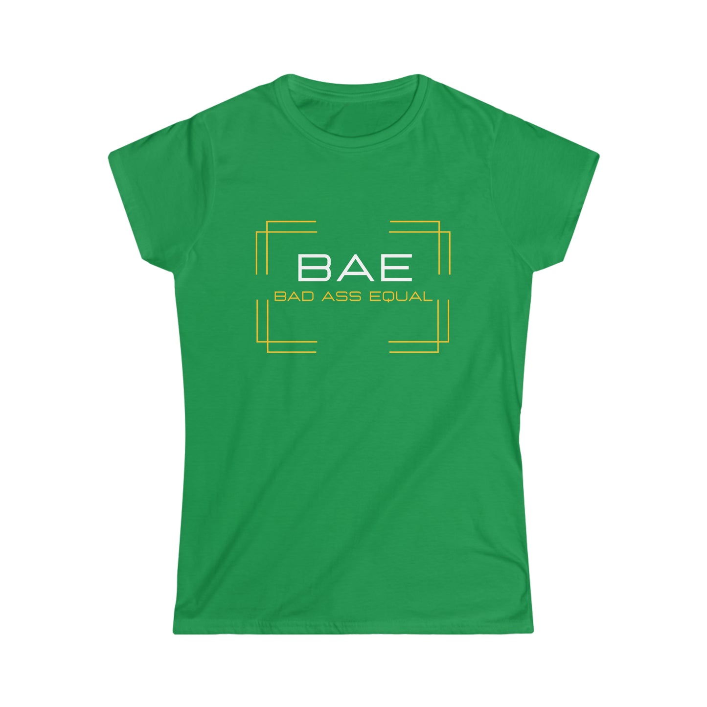 BAE Bad Ass Equal Women's Fancy Softstyle Tee - Gold