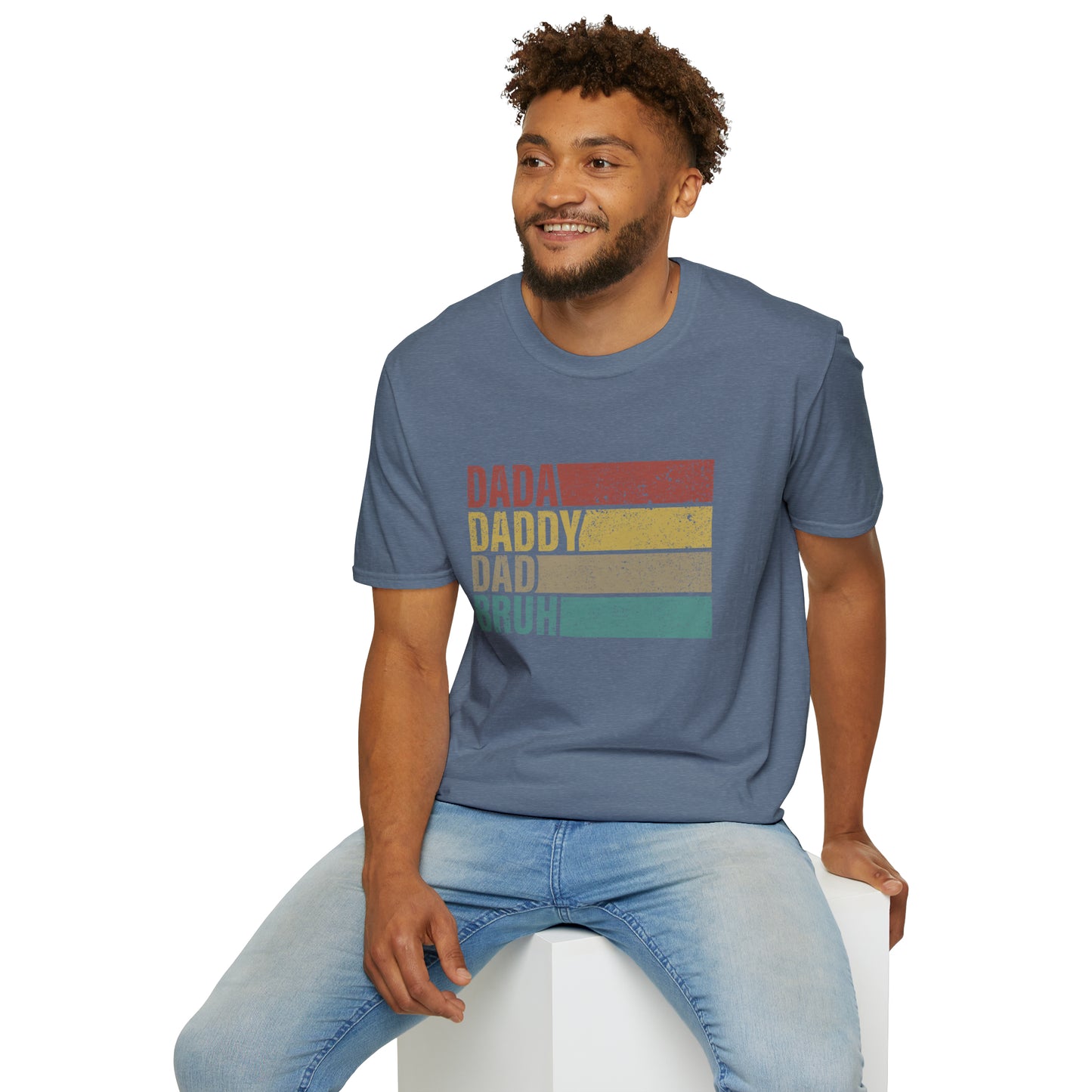 Dada Daddy Dad Bruh Unisex Softstyle T-Shirt