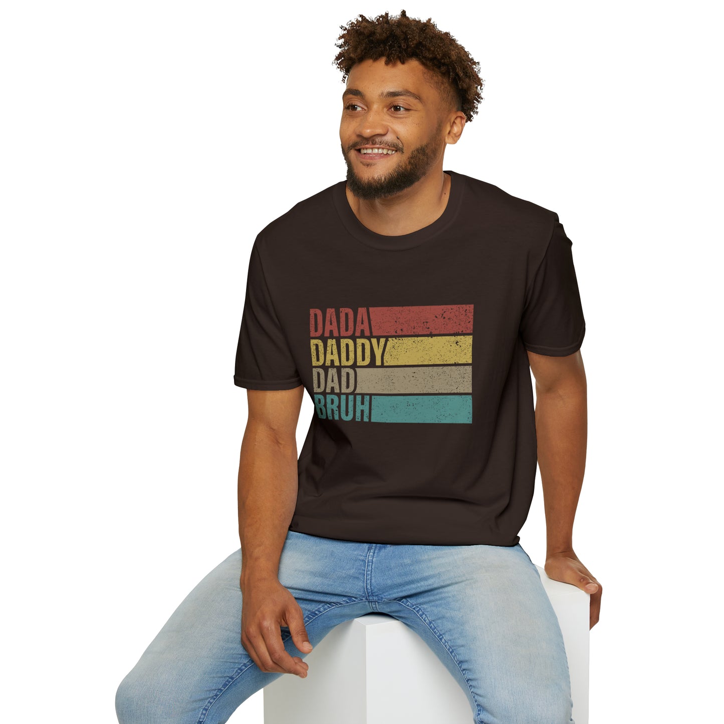 Dada Daddy Dad Bruh Unisex Softstyle T-Shirt