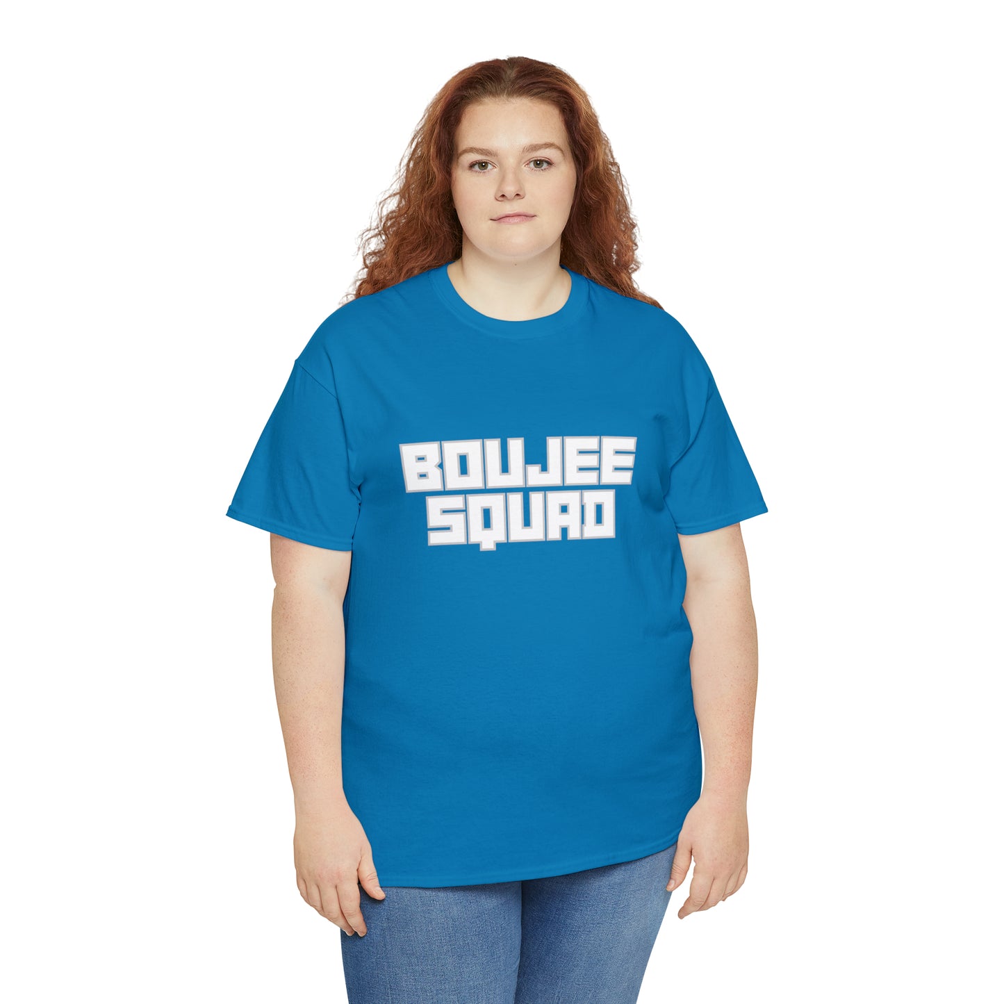 Boujee Squad Unisex Heavy Cotton Tee_WHT Print