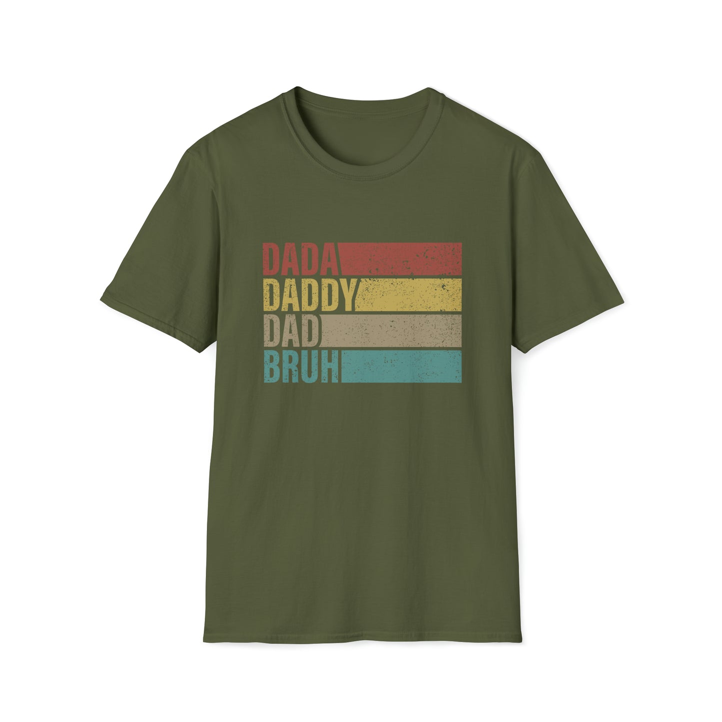 Dada Daddy Dad Bruh Unisex Softstyle T-Shirt