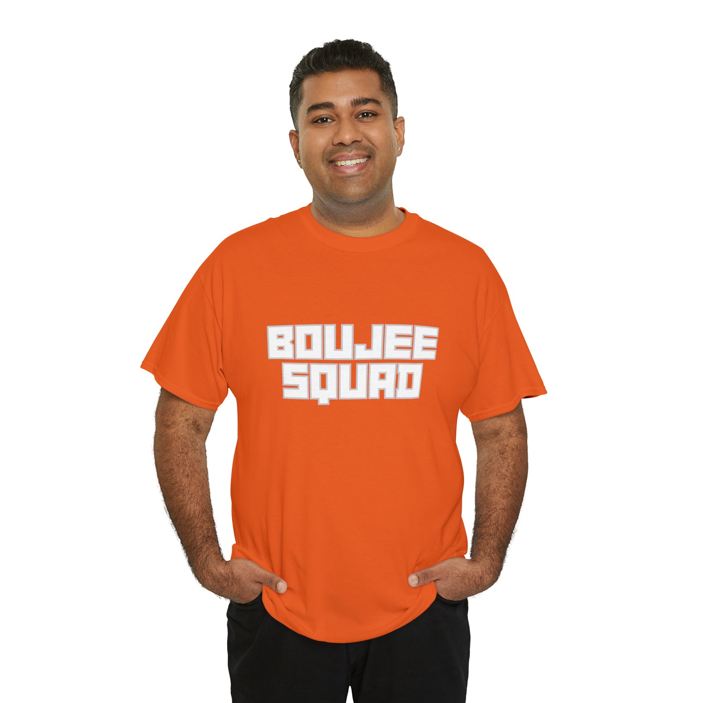 Boujee Squad Unisex Heavy Cotton Tee_WHT Print