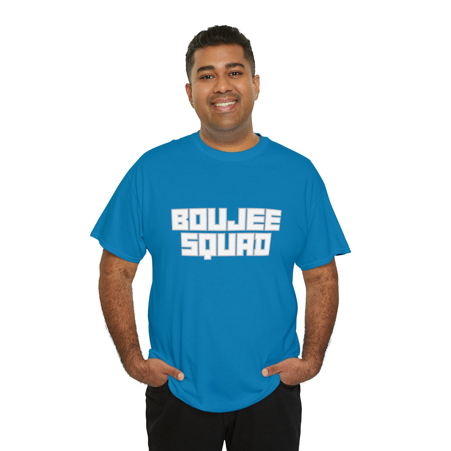 Boujee Squad Unisex Heavy Cotton Tee_WHT Print