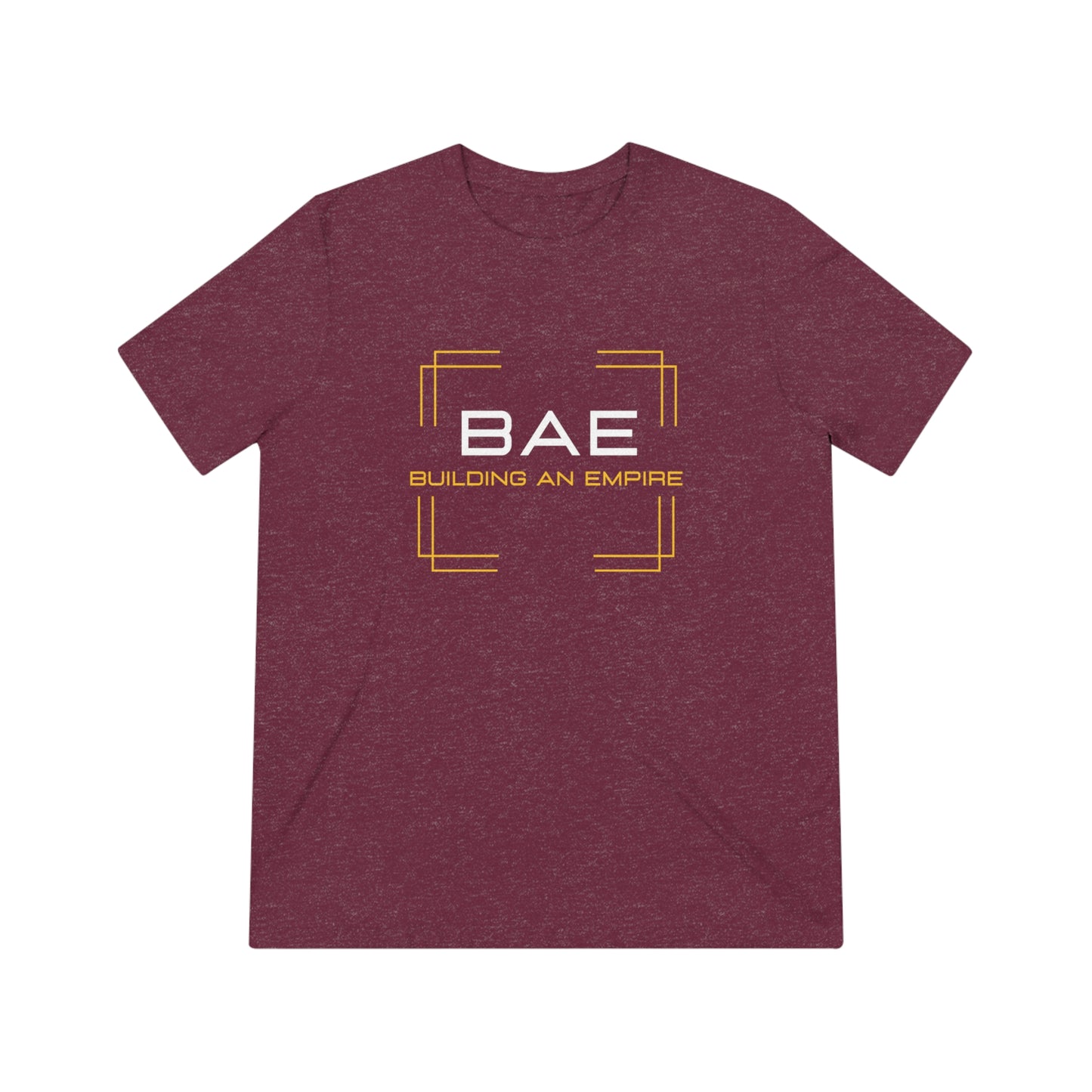 BAE Building An Empire SoftStyle Triblend Tee - WHT Print