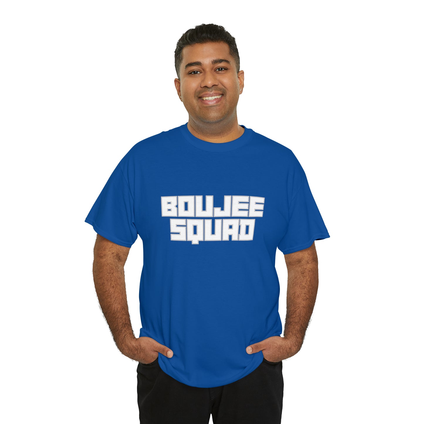 Boujee Squad Unisex Heavy Cotton Tee_WHT Print
